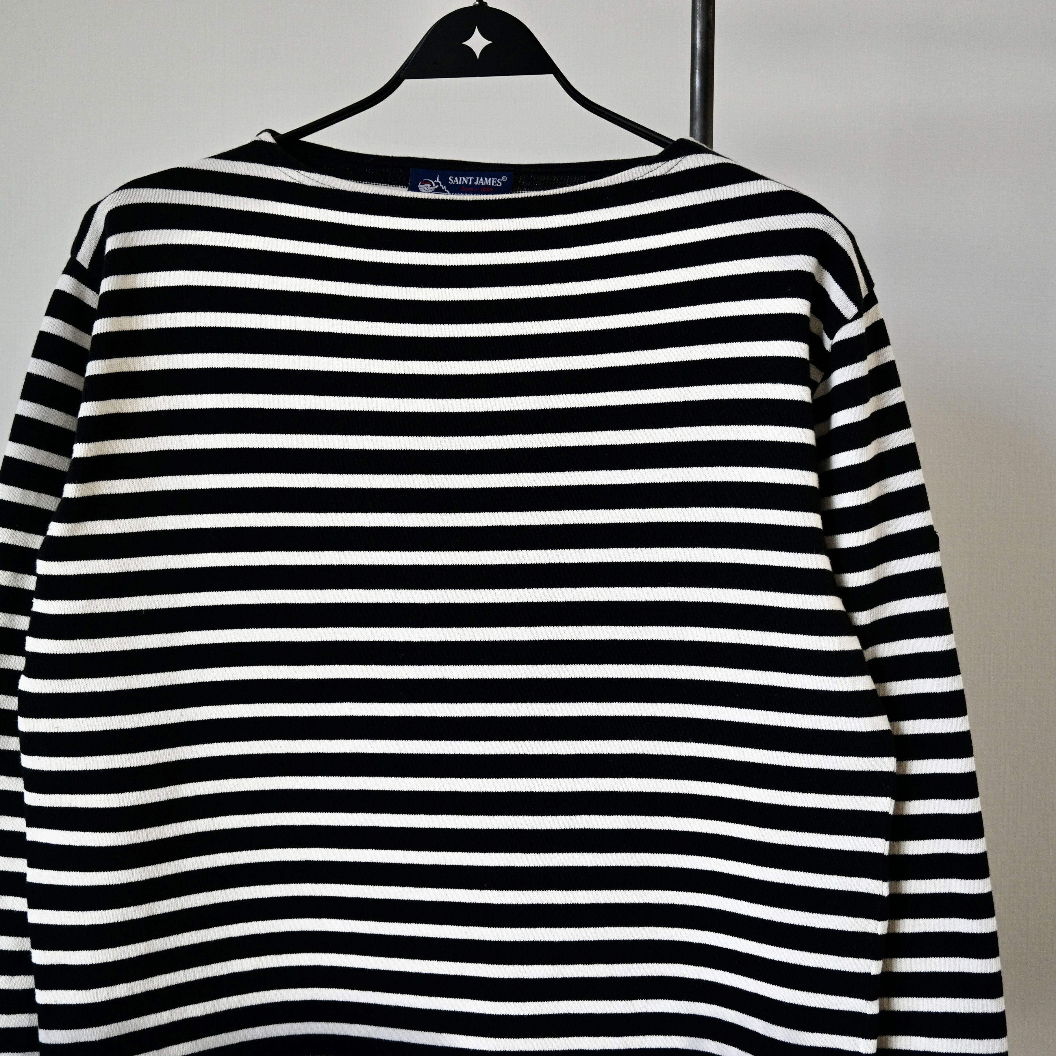 Saint James SAINT JAMES "OUESSON" heavyweight cotton breton shirt, 4/M Size US M / EU 48-50 / 2 - 4 Thumbnail