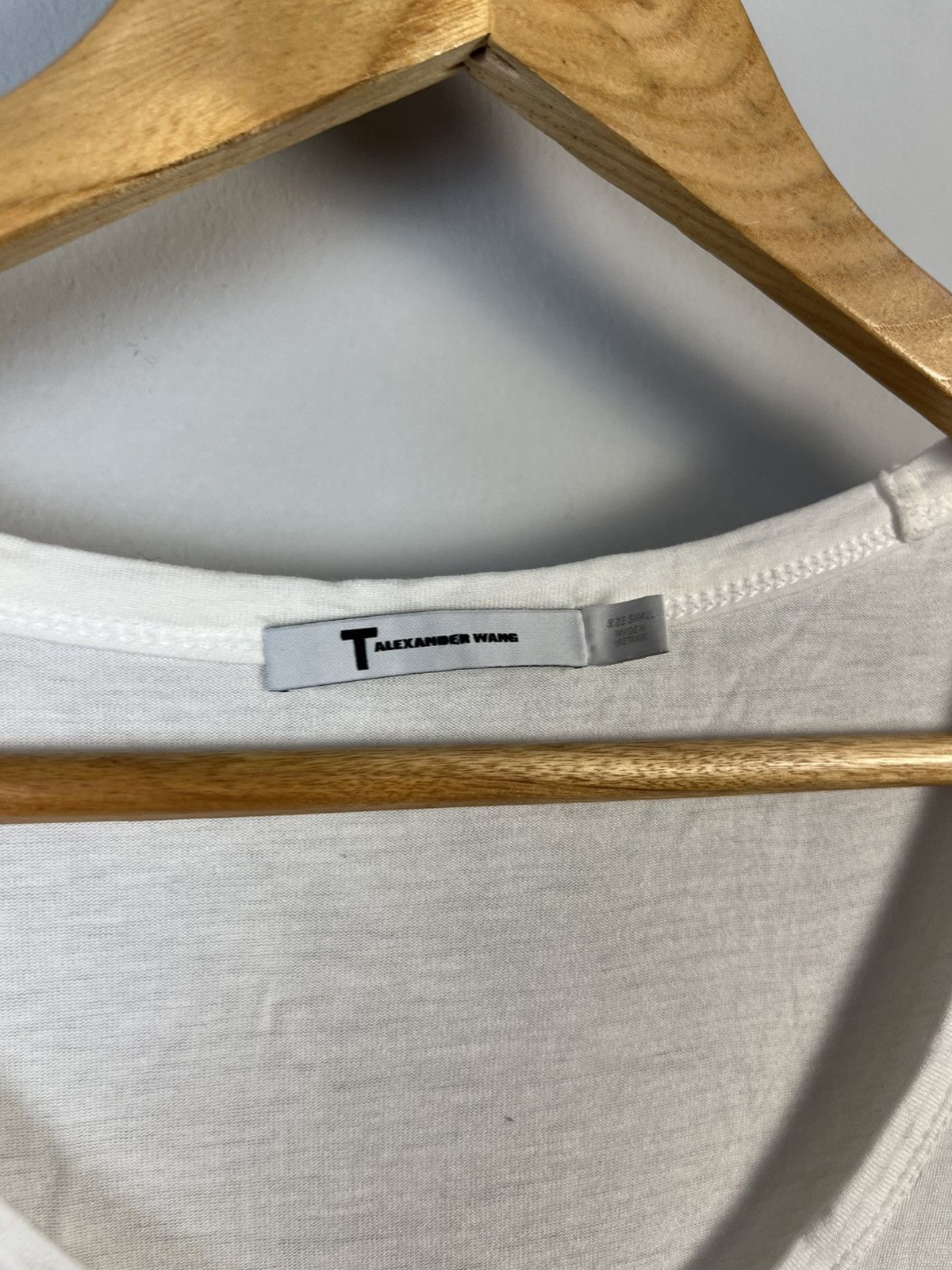 Alexander Wang Alexander Wang Basic Cotton V-neck Tee Shirt Size US S / EU 44-46 / 1 - 7 Thumbnail