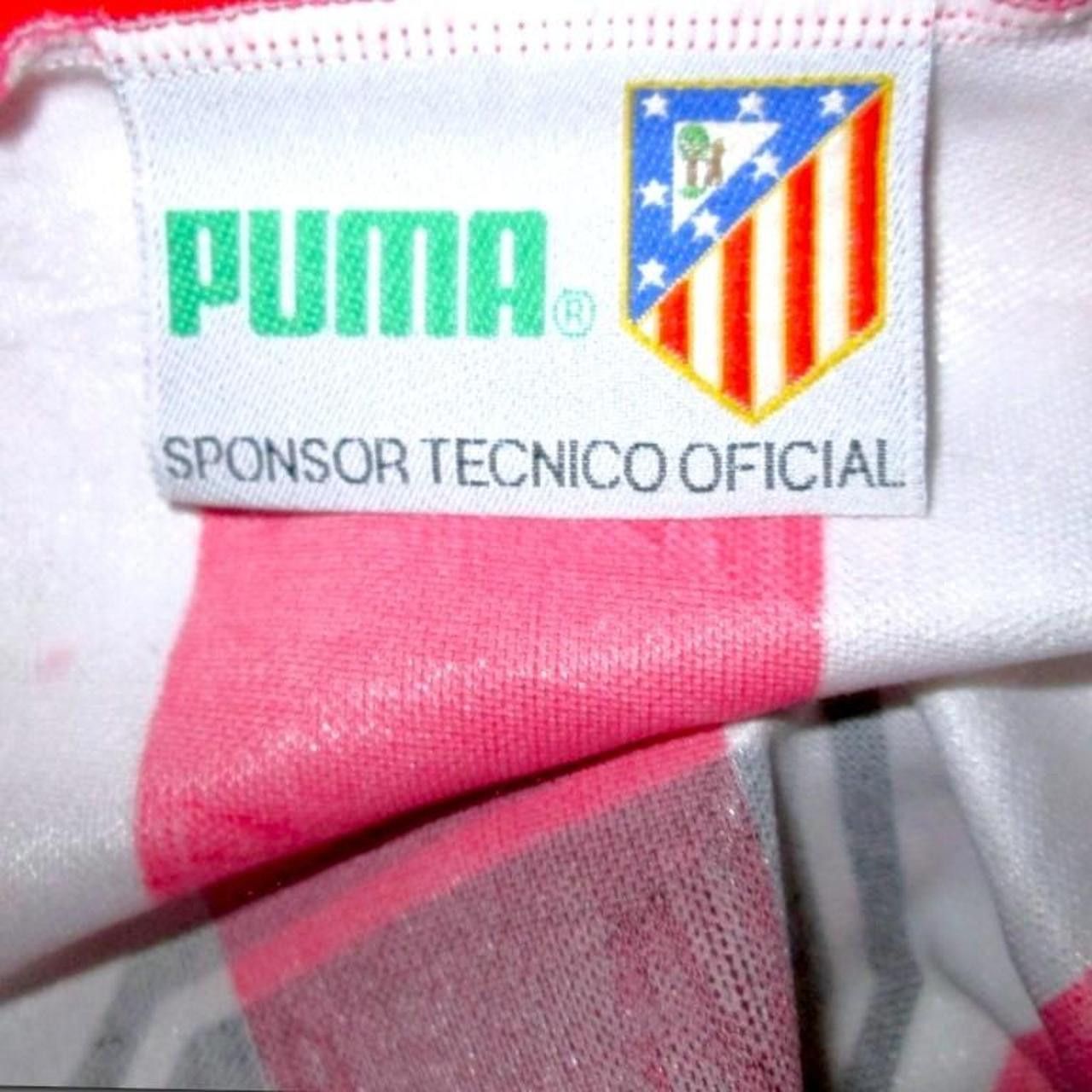 Puma Atletico Madrid 1993 1994 Home Shirt Jersey trikot Camiseta Size US S / EU 44-46 / 1 - 3 Thumbnail