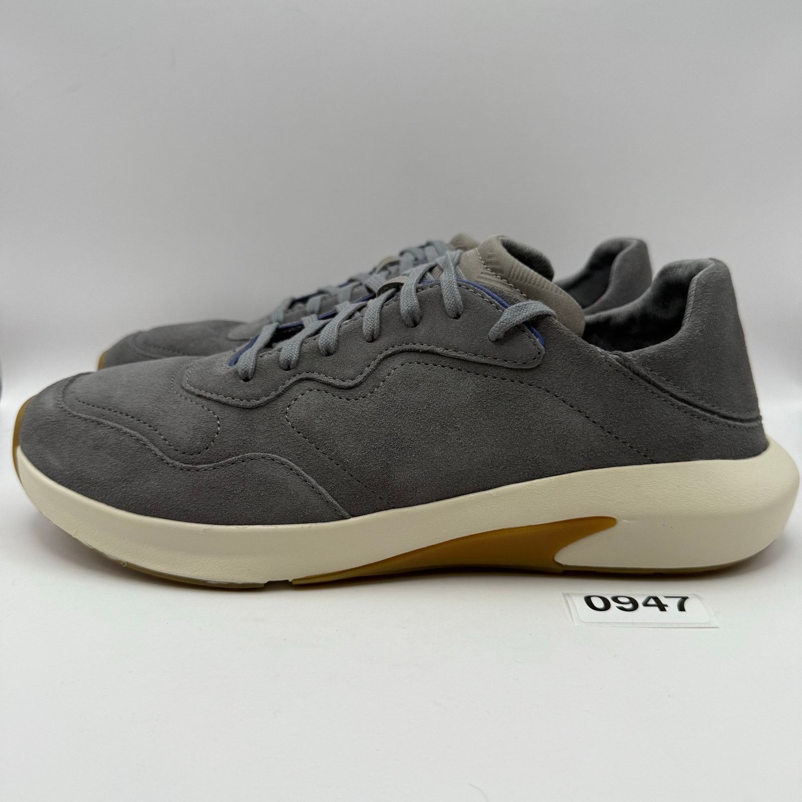 Olukai OLUKAI KOHEO MEN'S 9.5 GREY SUEDE LEATHER CONVERTIBLE SNEAKE Size US 9.5 / EU 42-43 - 1 Thumbnail