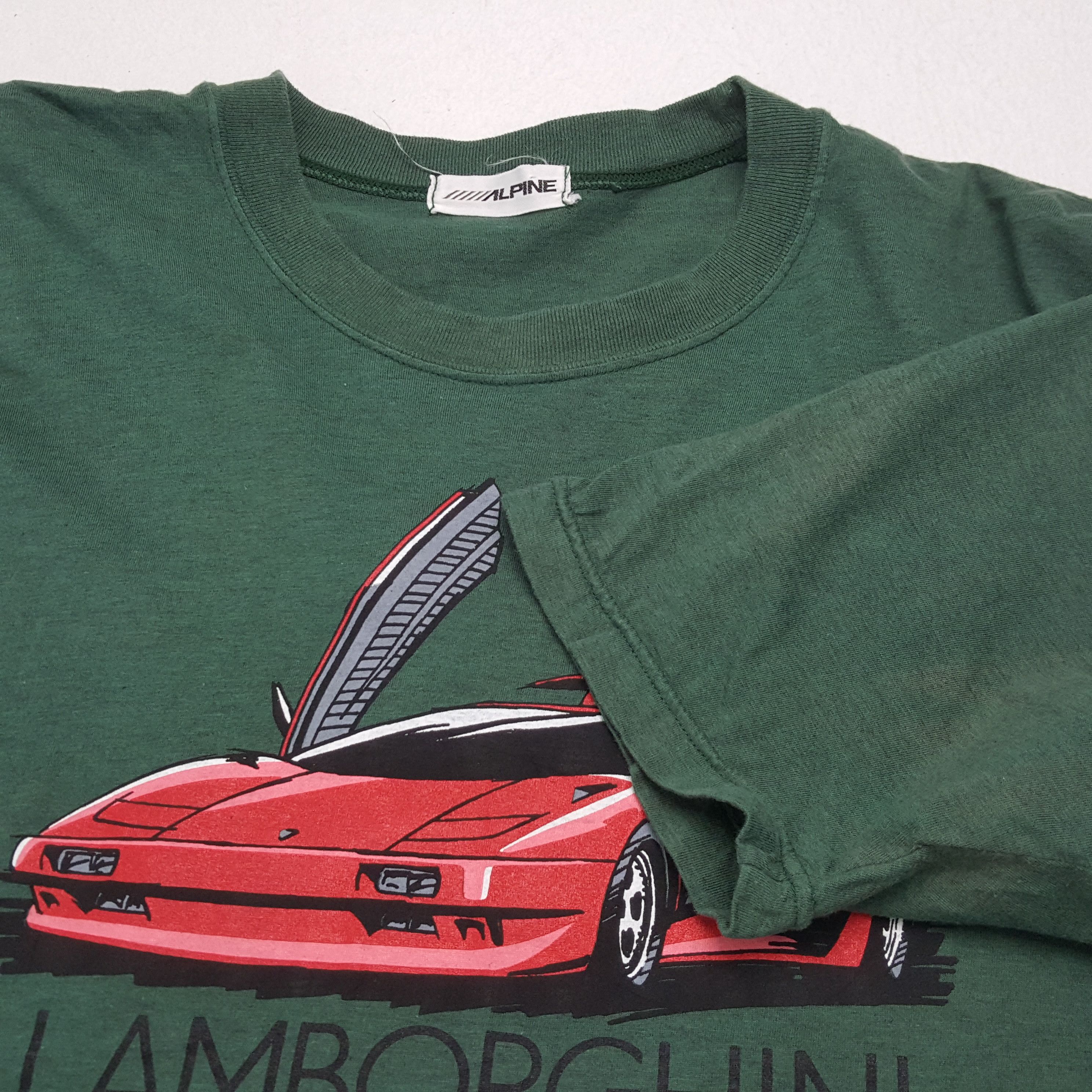 Lamborghini × Vintage LAMBORGHINI DIABLO ALPINE Luxury Car Tshirt Size US M / EU 48-50 / 2 - 6 Thumbnail