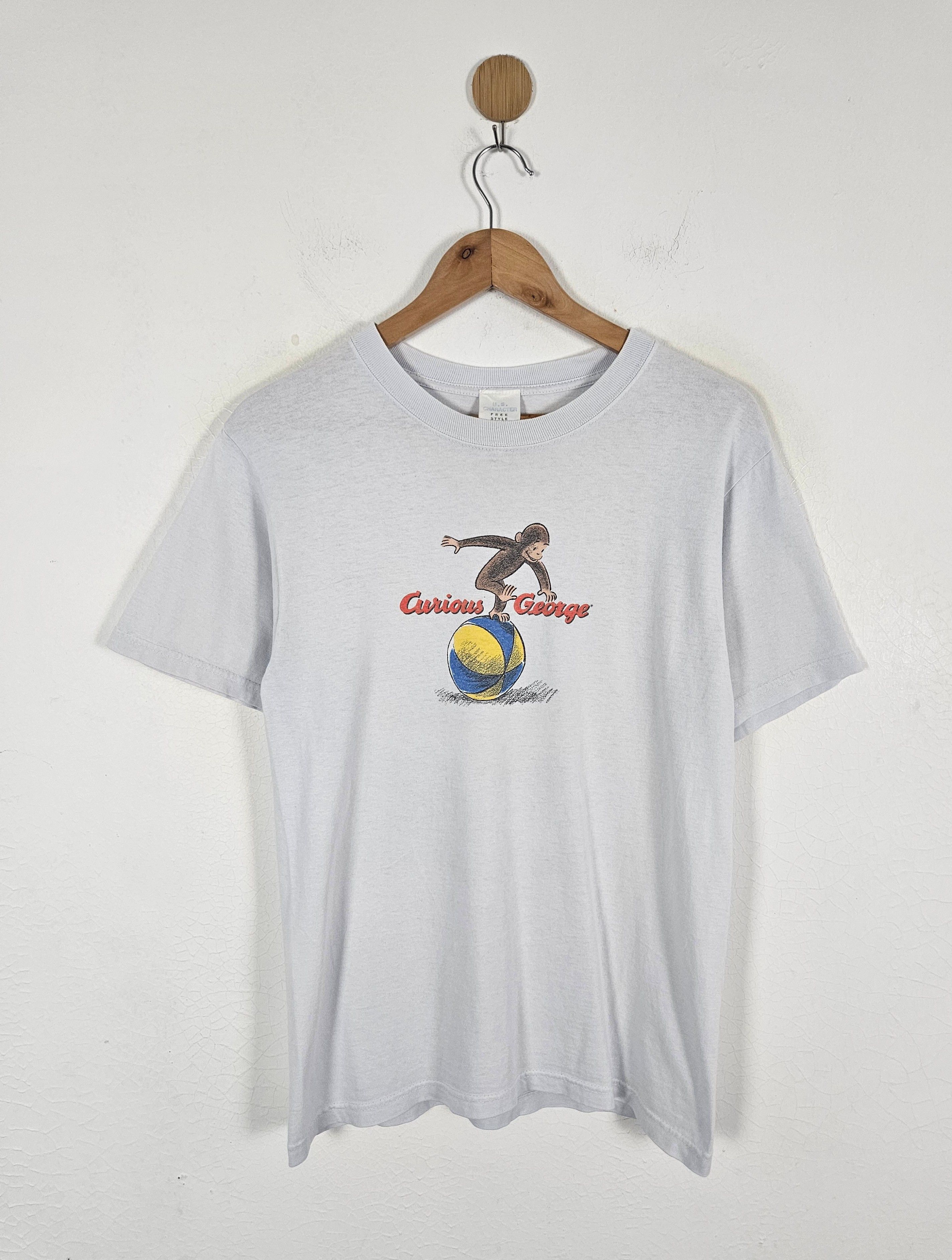 Cartoon Network Vintage Curious George 90s American TV Kids Show shirt Size US S / EU 44-46 / 1 - 1 Thumbnail