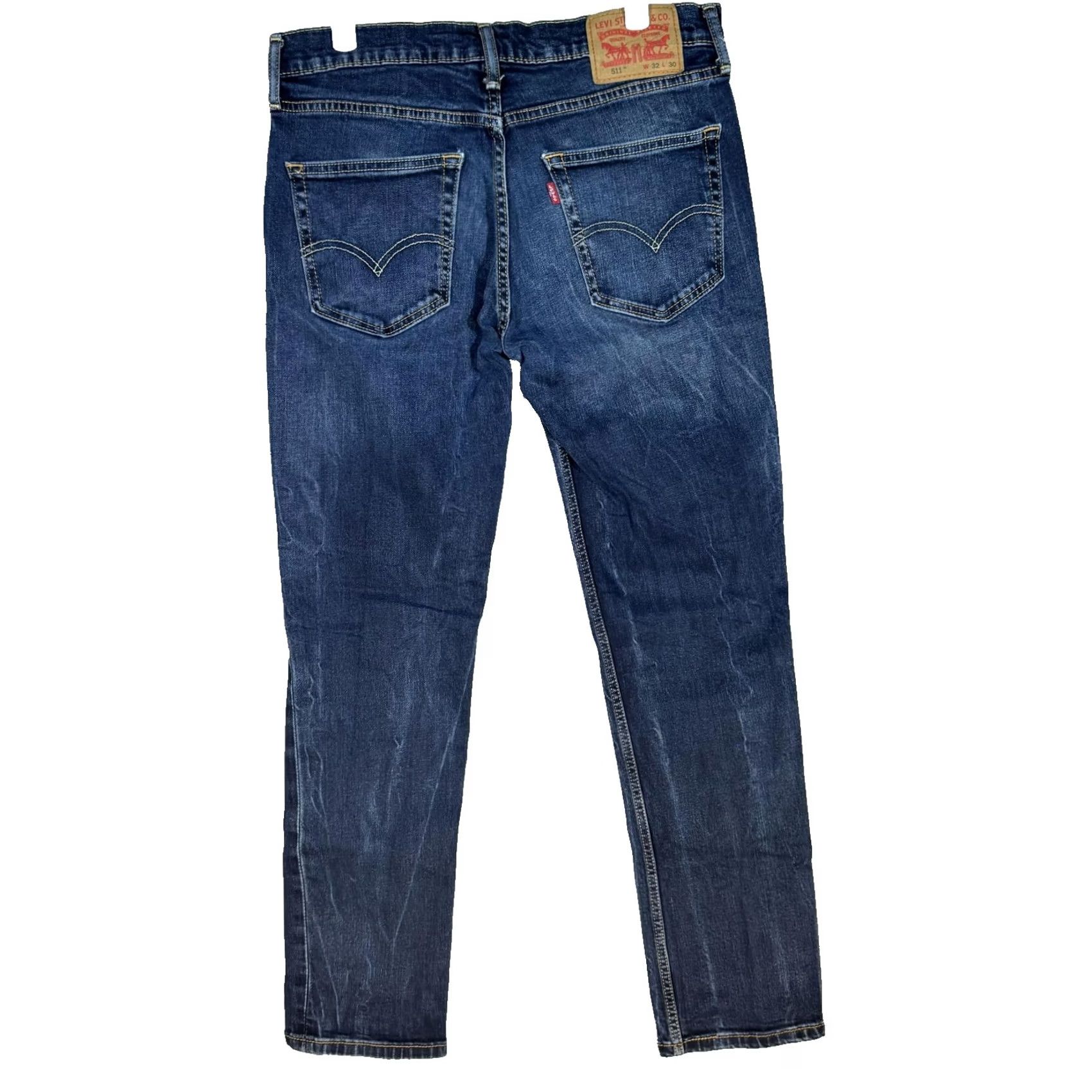 Levi's VINTAGE Levis 559 Jeans Men's 34x30 Blue Relaxed Straight Denim 5-Pocket Zip Fly Size US 34 / EU 50 - 2 Thumbnail