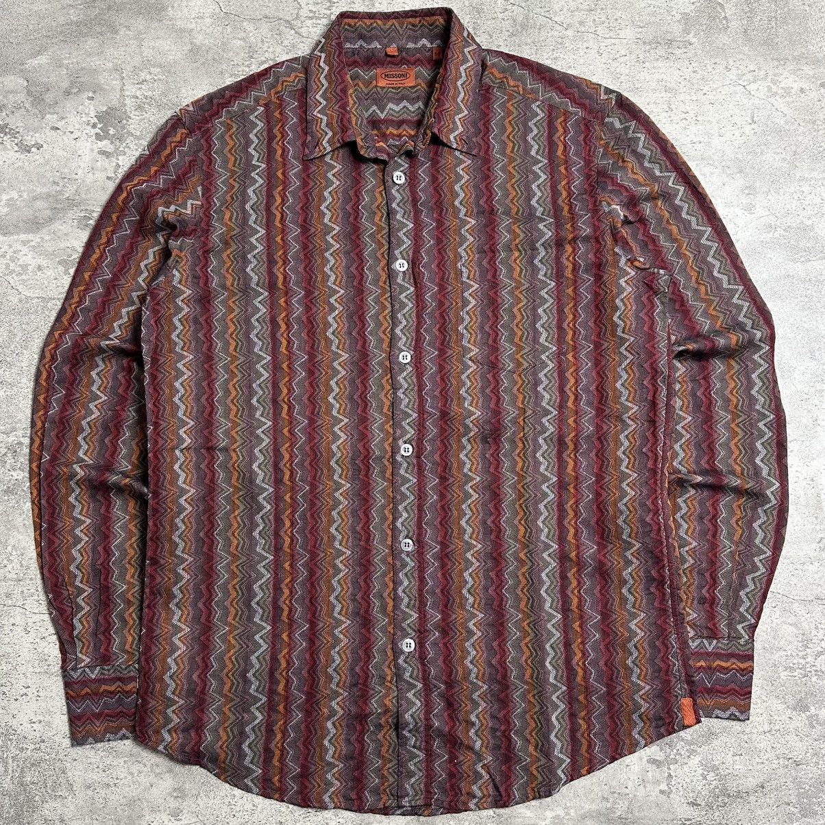 Missoni Vintage Missoni 3D pettern Size US L / EU 52-54 / 3 - 2 Thumbnail
