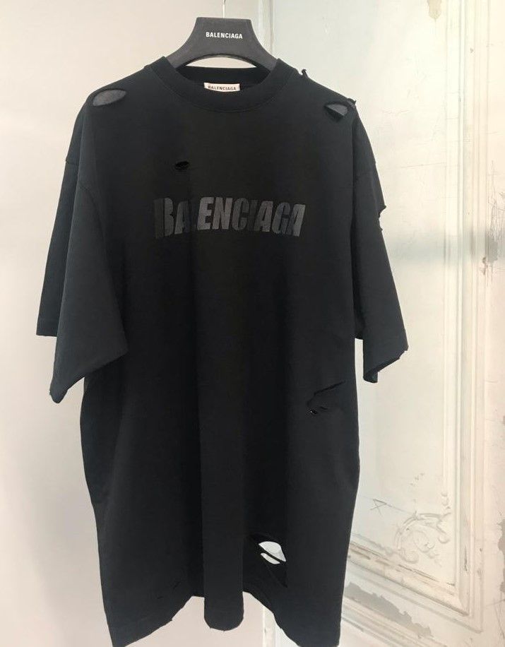 image of Balenciaga O1In1G0124 T-Shirt In Black, Men's (Size XS)