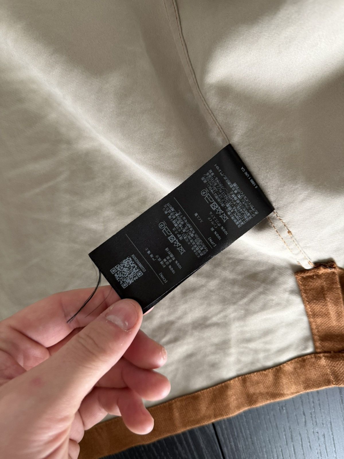 Ermenegildo Zegna Zegna Linen Work Coat Orange Brown Size US L / EU 52-54 / 3 - 7 Thumbnail