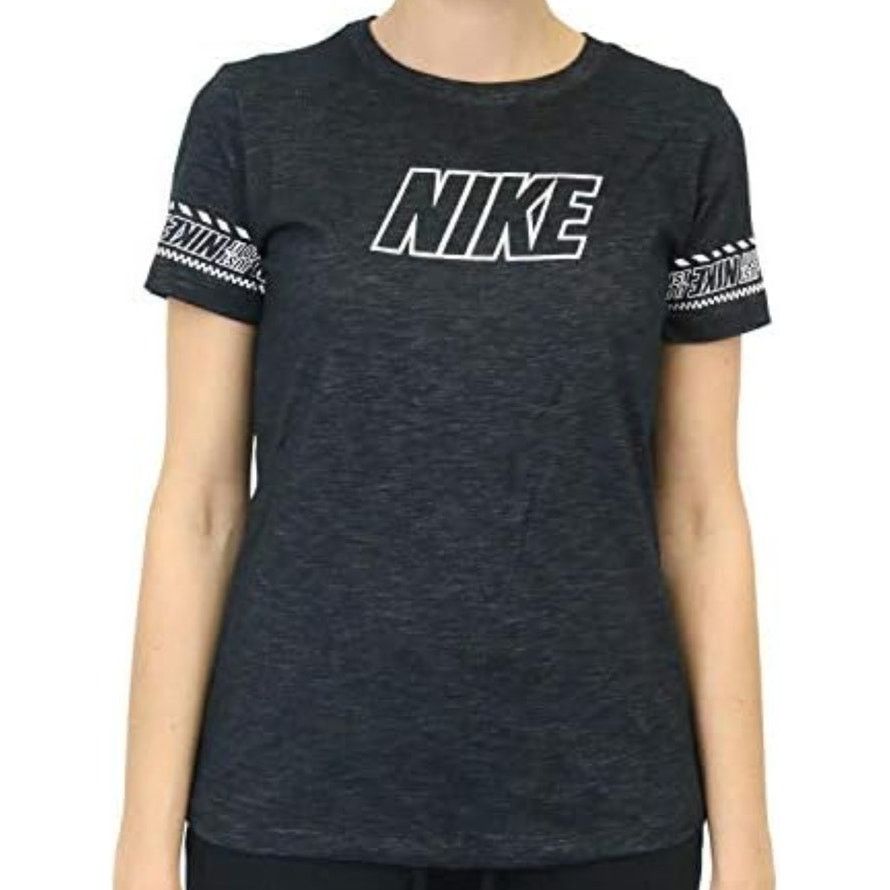 Nike Nike Heather Grey Graphic Tee - Women's Medium Size M / US 6-8 / IT 42-44 - 1 Thumbnail