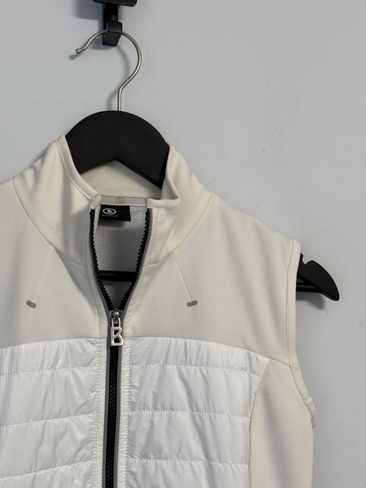 Bogner Women’s Bogner White Quilted Golf Vest Sleeveless Full Zip Size S / US 4 / IT 40 - 7 Thumbnail