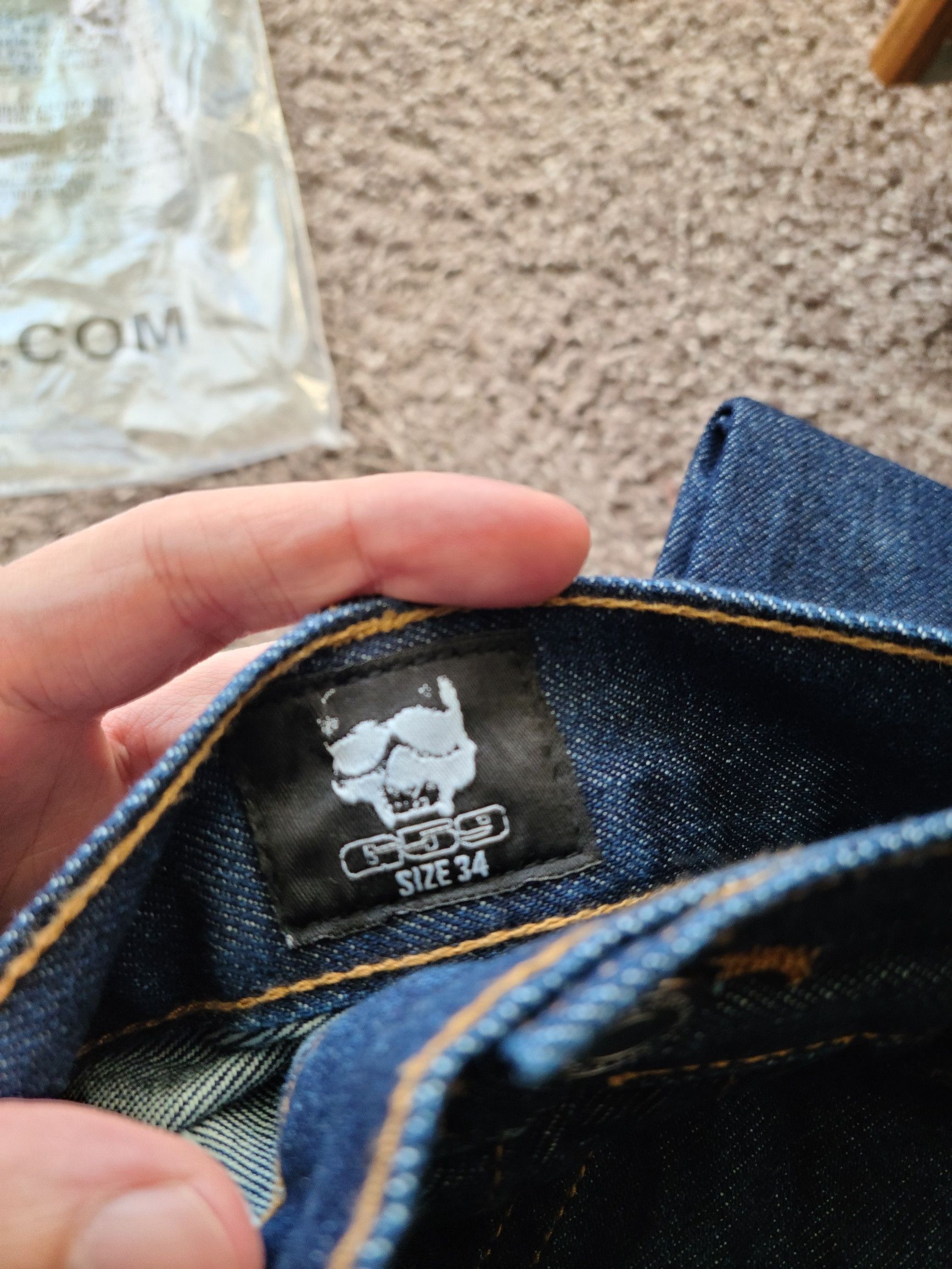 G59 Records G59 Standard Denim (Raw Blue) 34 Size US 34 / EU 50 - 7 Thumbnail