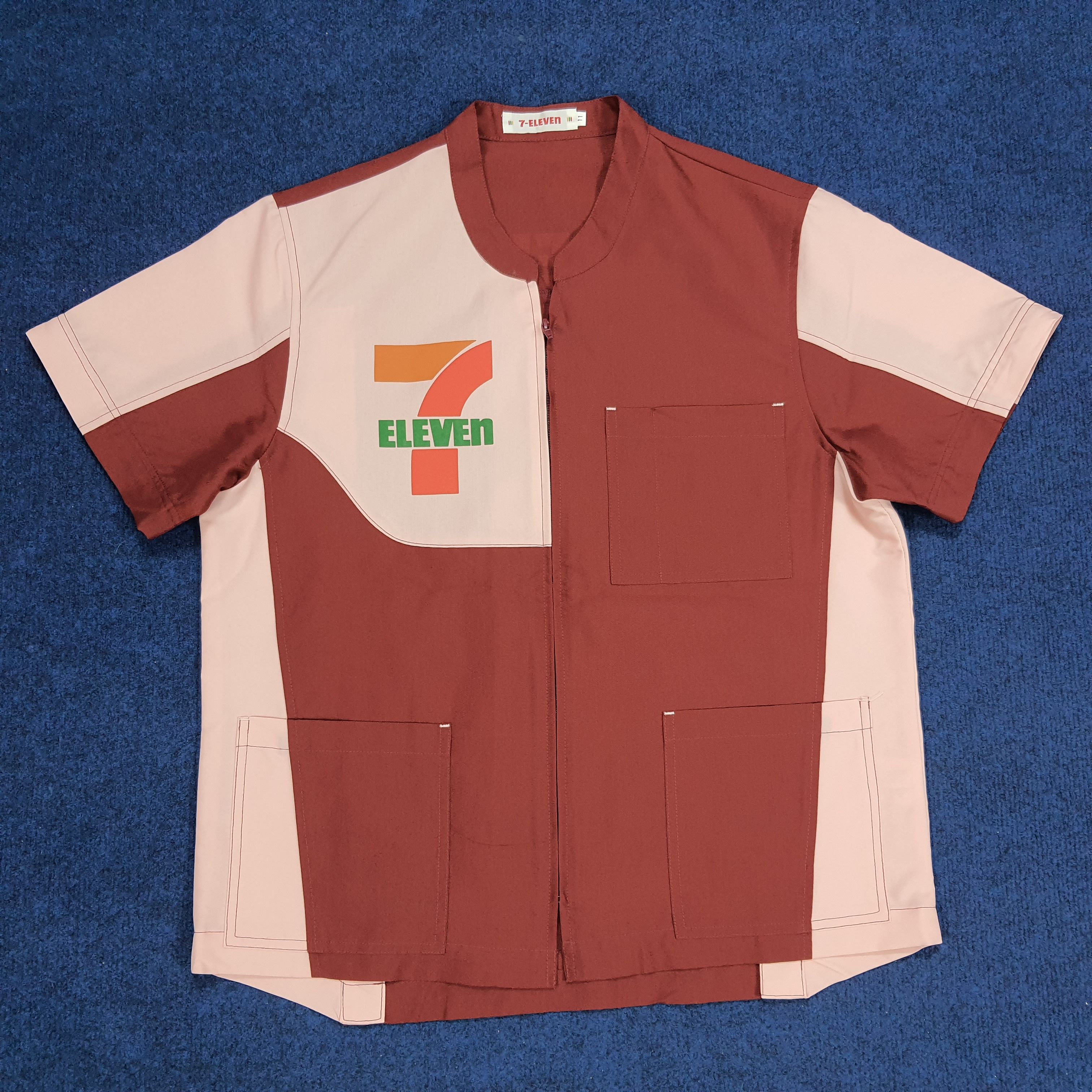 Japanese Brand × Vintage Vintage 7 Eleven Japan Staff Worker Uniform Jacket Size US S / EU 44-46 / 1 - 1 Thumbnail