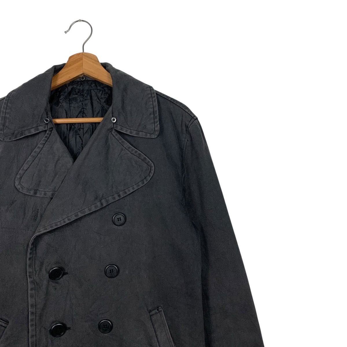 Japanese Brand SUPER LOVERS Double Breasted Coat #1642-C73 Size US M / EU 48-50 / 2 - 5 Thumbnail