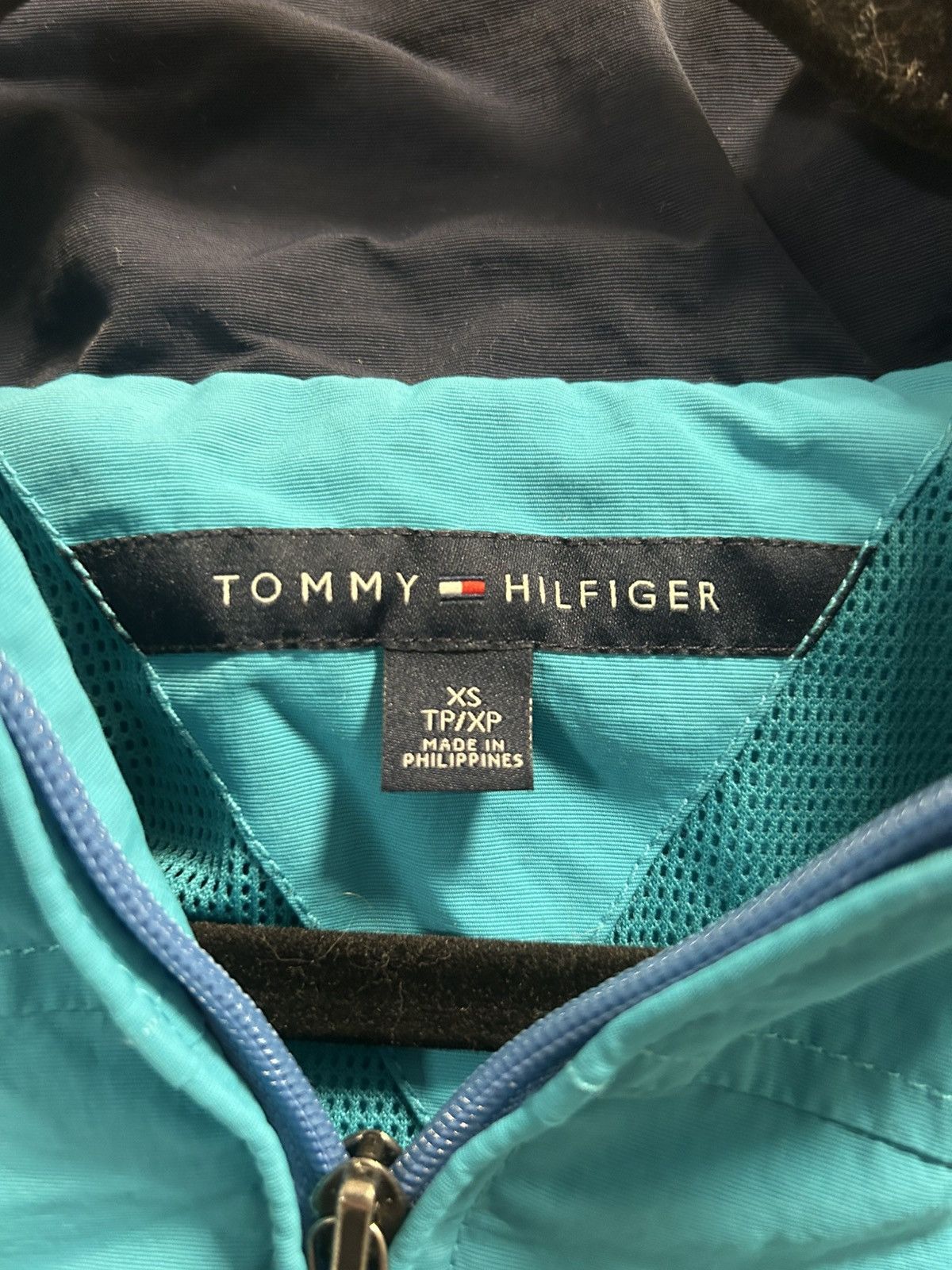 Tommy Hilfiger Tommy Hilfiger Blue/Cyan Windbreaker Size XS / US 0-2 / IT 36-38 - 3 Thumbnail