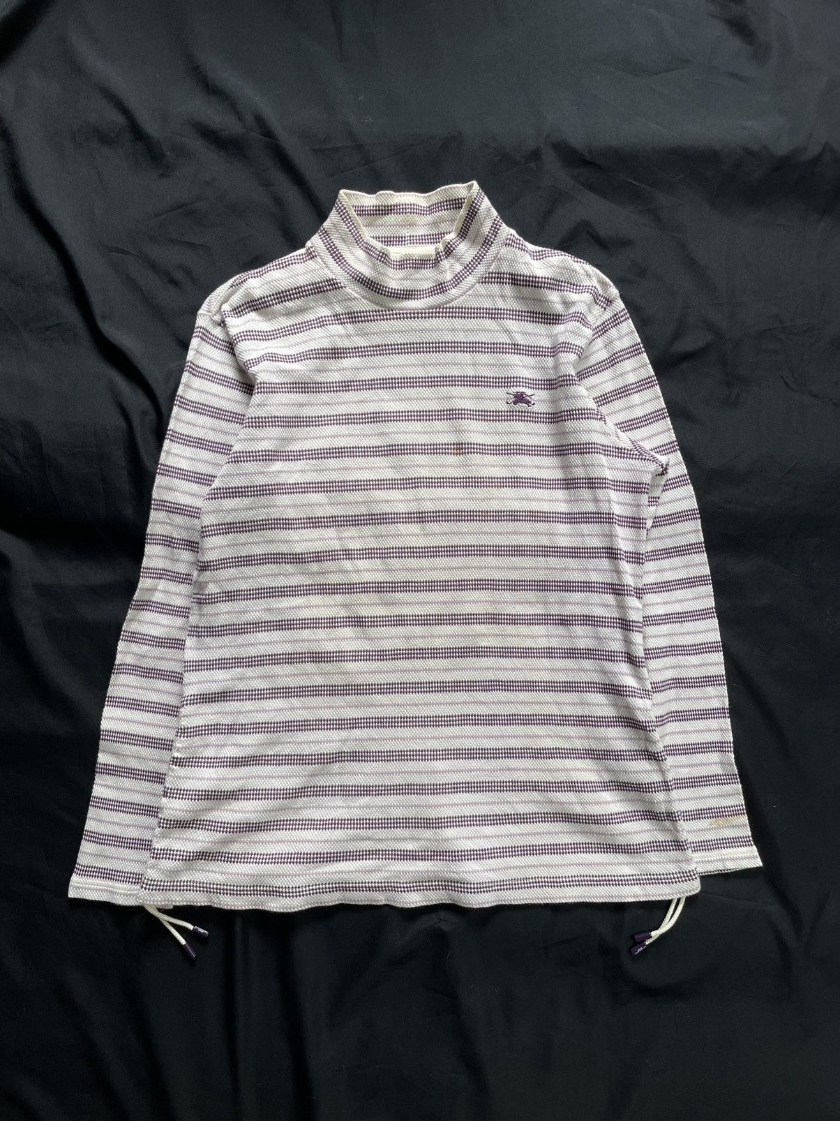Burberry BURBERRY STRIPED TURTLENECK KNITWEAR Size US M / EU 48-50 / 2 - 1 Thumbnail