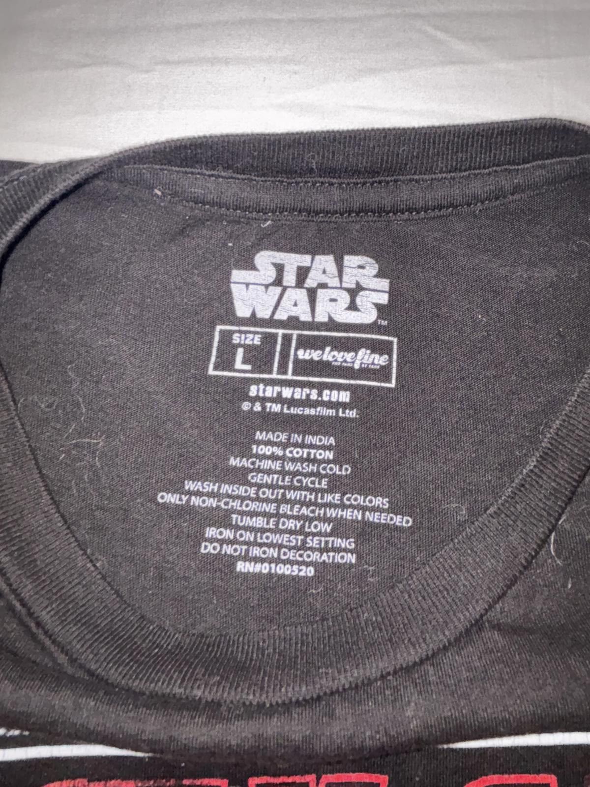 Star Wars Star Wars Dark Side Graphic Tee Size US L / EU 52-54 / 3 - 4 Thumbnail