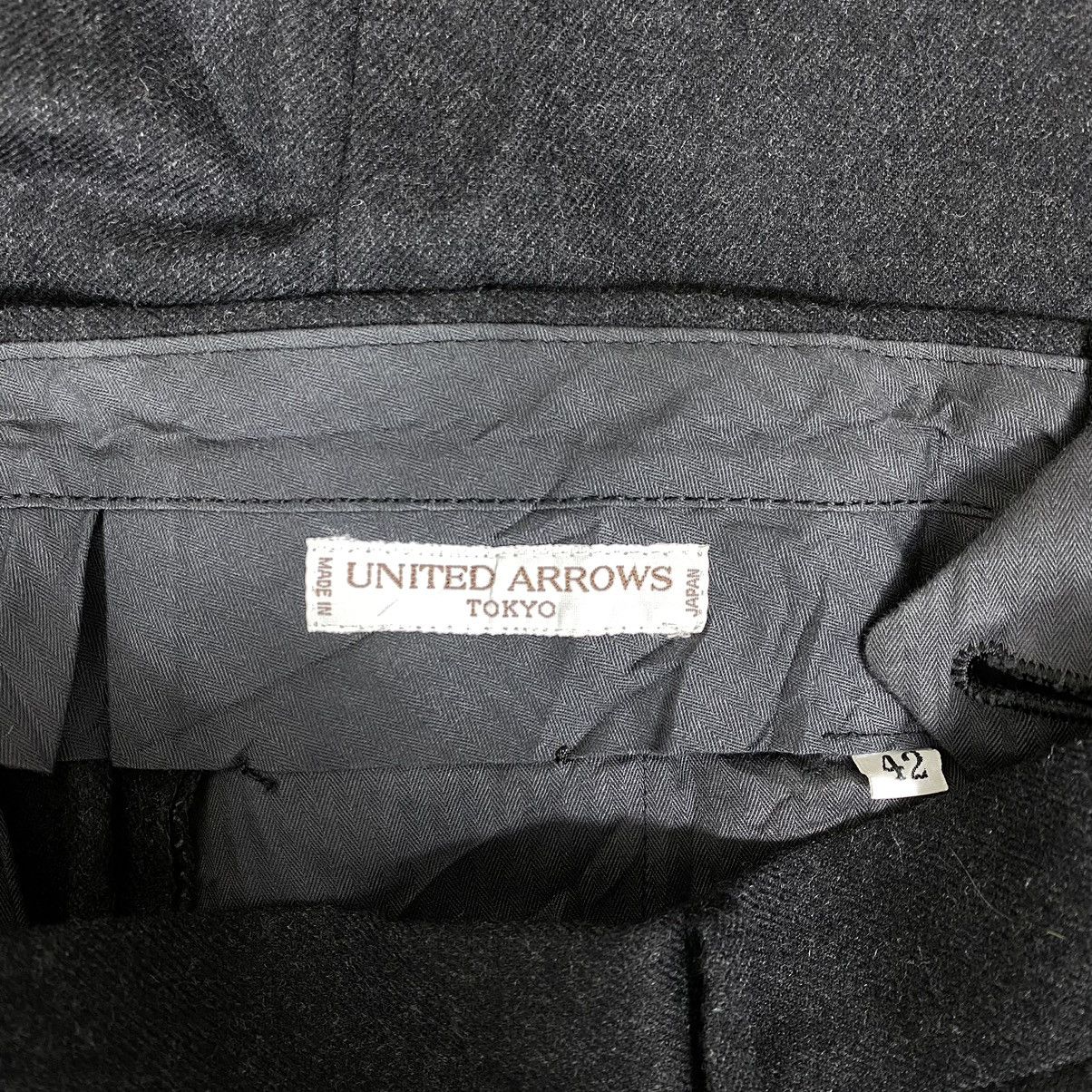 Japanese Brand × United Arrows UNITED ARROW Japanese Brand Wool Trousers Casual Pant Size US 28 / EU 44 - 5 Thumbnail