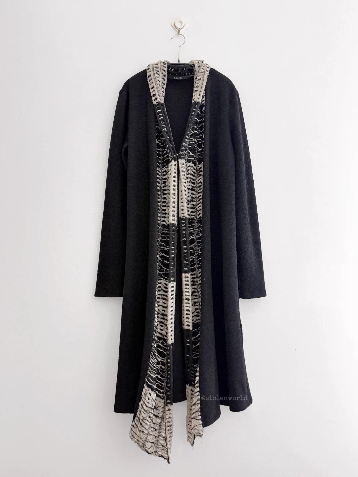 Limi Feu Limi feu gray black spliced lace wool cardigan S Size S / US 4 / IT 40 - 5 Thumbnail