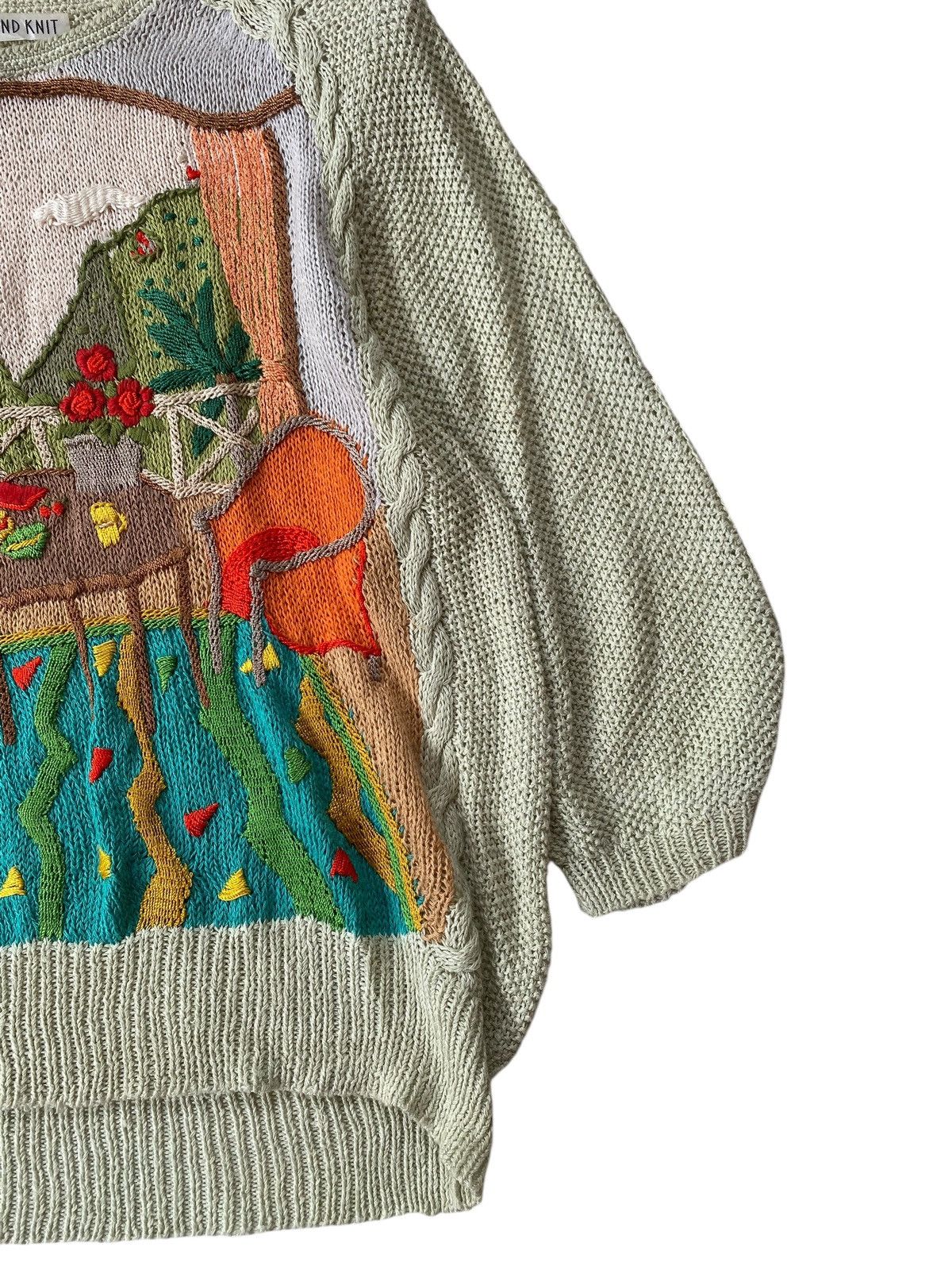 Vintage Vtg 90s Handknit Knitwear Size US M / EU 48-50 / 2 - 5 Thumbnail