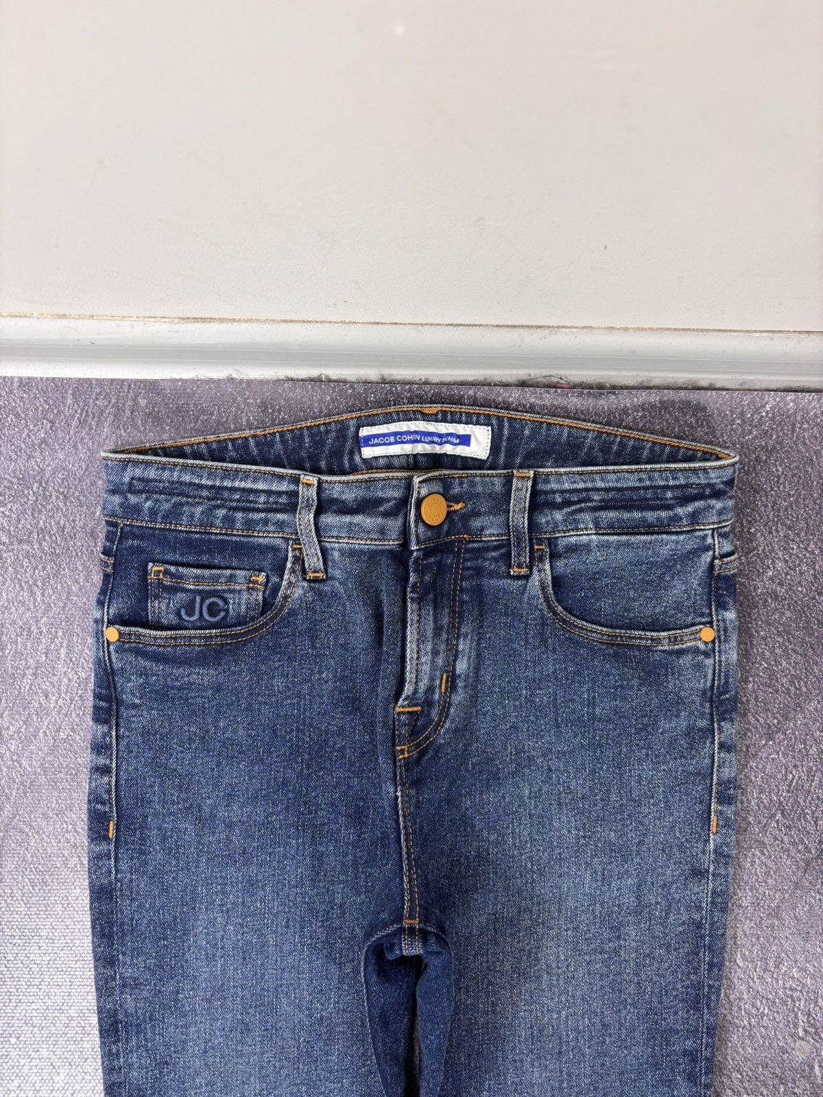 Jacob Cohen Jacob Cohen Kimberly Women’s Slim Stretch Blue Denim Jeans Size 29" - 5 Thumbnail
