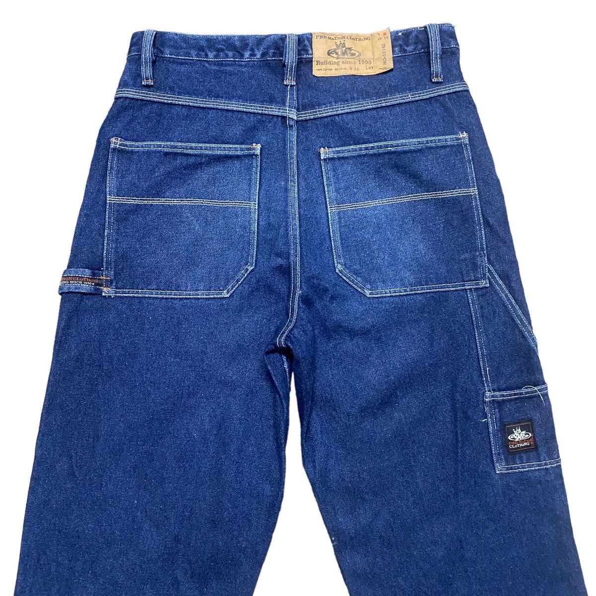 Vintage Vintage PNB Nation Denim Carpenter Baggy Pants Size US 34 / EU 50 - 11 Thumbnail