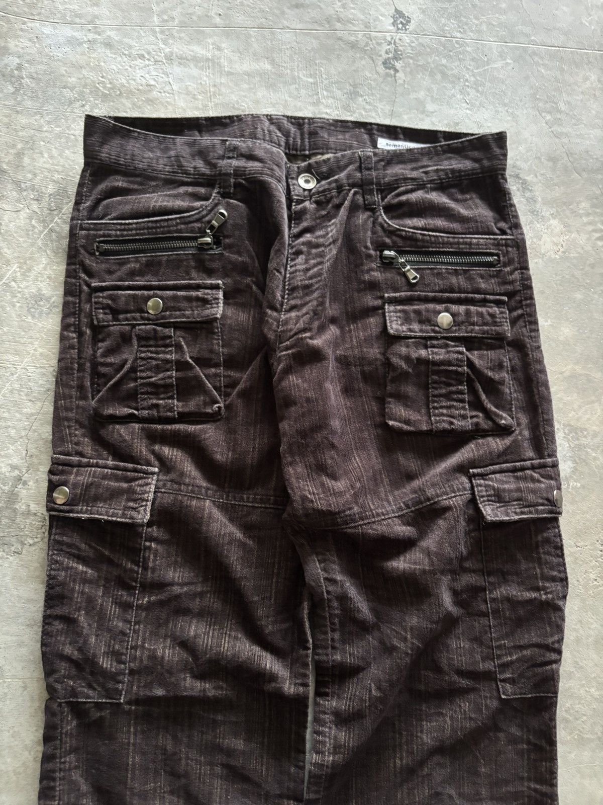 semanticdesign FLARE SEMANTIC DESIGN CARGO STRIPE ARMY JAPANESE GRUNGE Size US 32 / EU 48 - 2 Thumbnail