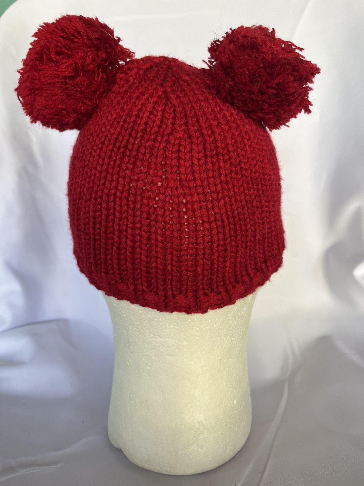 Japanese Brand × Vintage Knitted Crochet Beanie Hast Size ONE SIZE - 6 Thumbnail