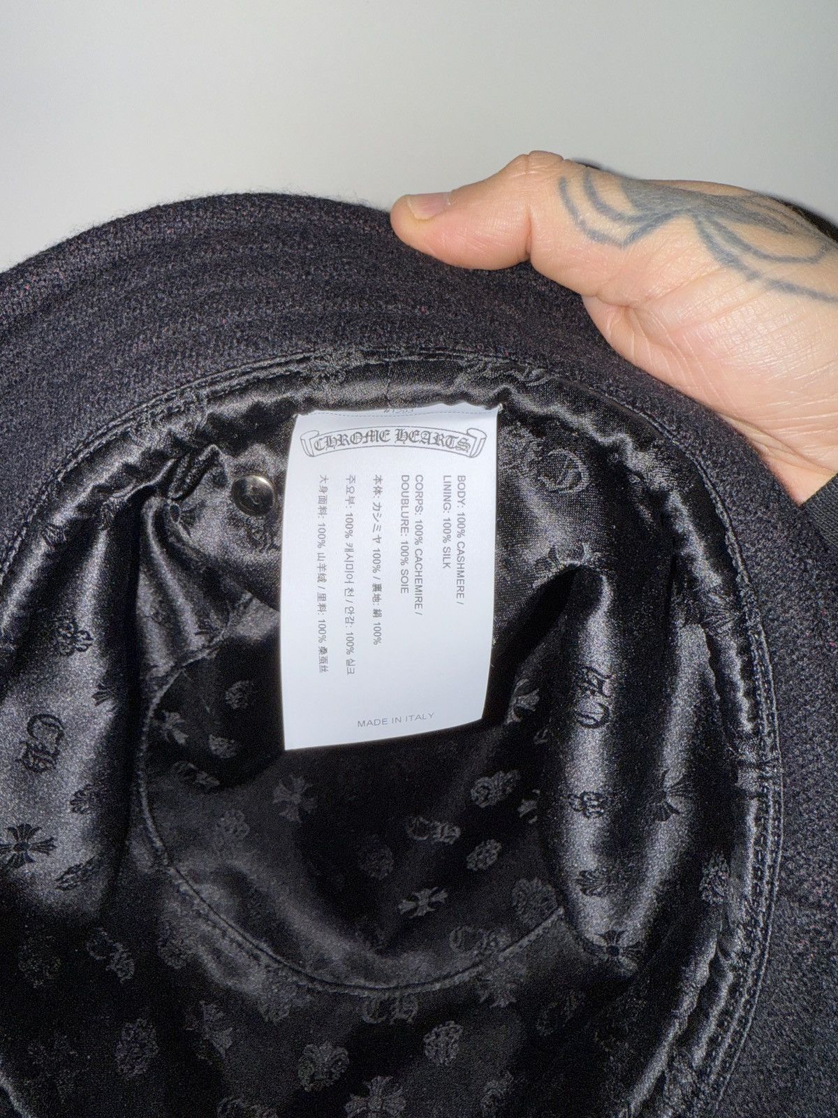 Chrome Hearts Chrome hearts cashmere logo bucket hat Size ONE SIZE - 6 Thumbnail