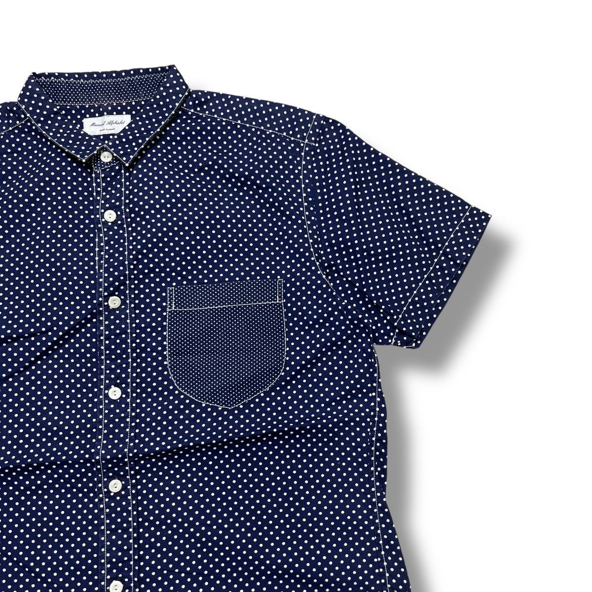 Manual Alphabet Manual Alphabet Polka short sleeve button ups shirt Size US M / EU 48-50 / 2 - 5 Thumbnail