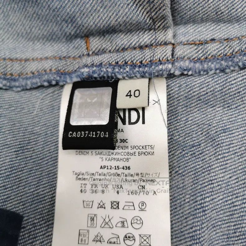 Fendi Fendi Denim Long Pants Size 26" / US 2 / IT 38 - 6 Thumbnail