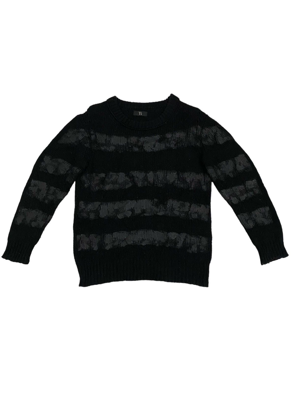Archival Y’s By Yohji Yamamoto Stripe Coated Knitwear