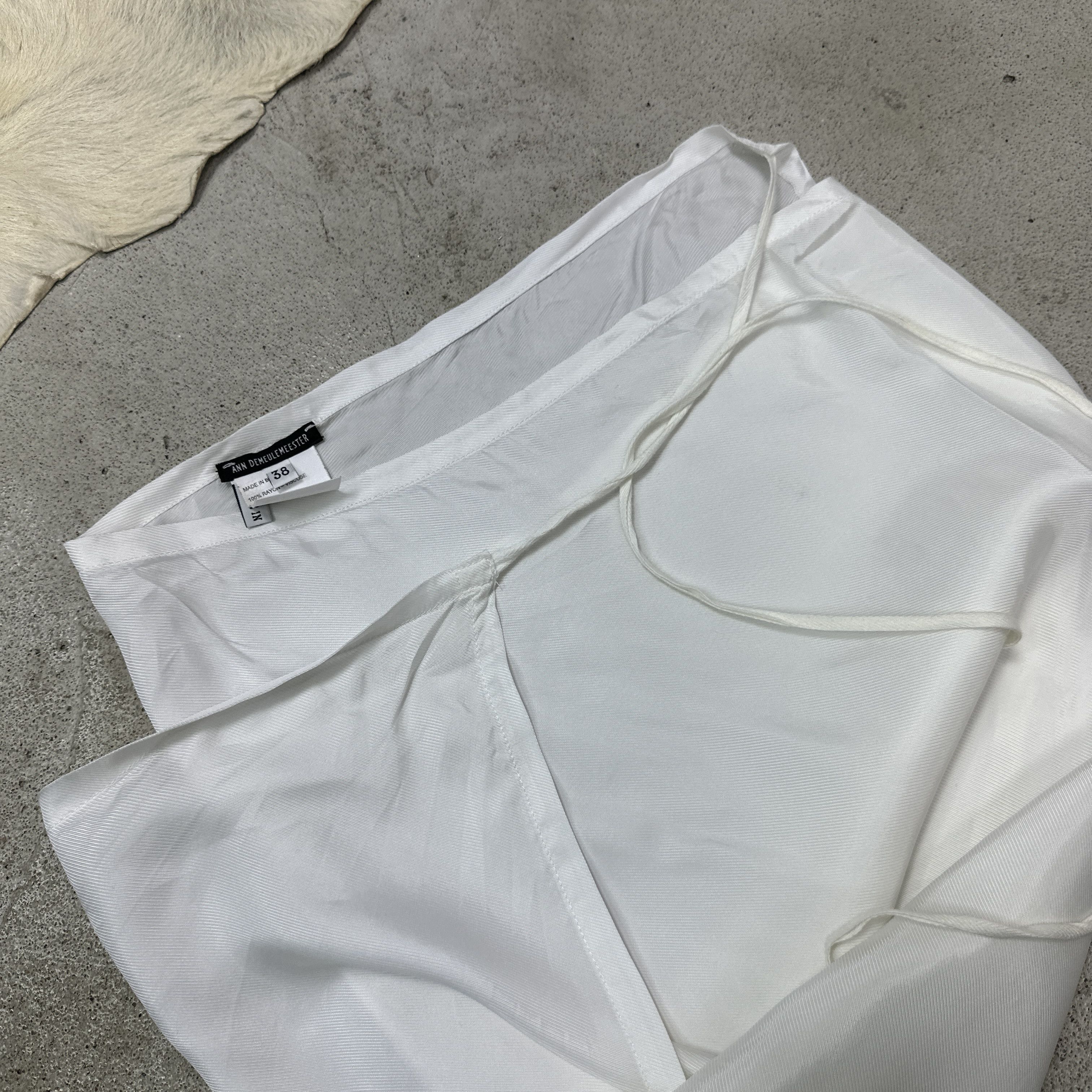 Ann Demeulemeester Vintage Ann Demeulemeester Wrapped Around Skirt Y2K Size 26" / US 2 / IT 38 - 10 Thumbnail