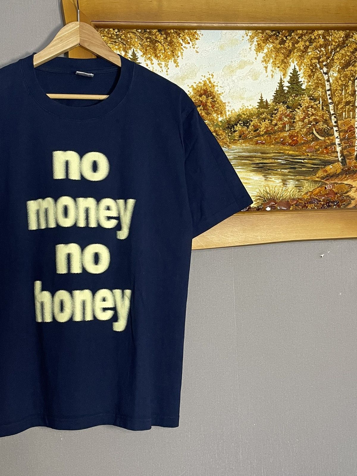 Vintage Vintage Adult Y2K No Money No Honey Blur T-shirt Size US L / EU 52-54 / 3 - 4 Thumbnail
