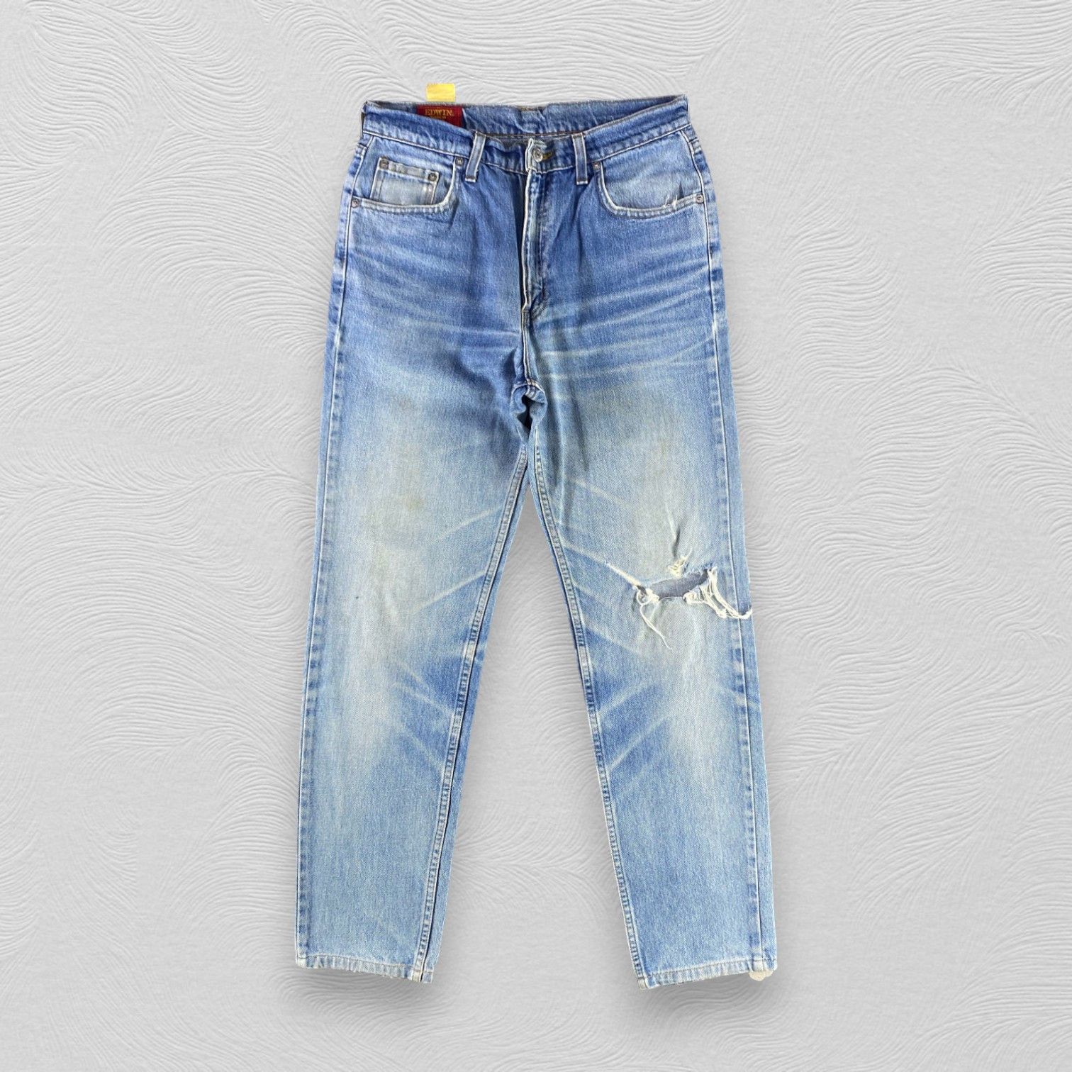 Edwin Vintage Edwin USA Jeans Distressed Denim KJ3377 Size US 31 - 1 Thumbnail