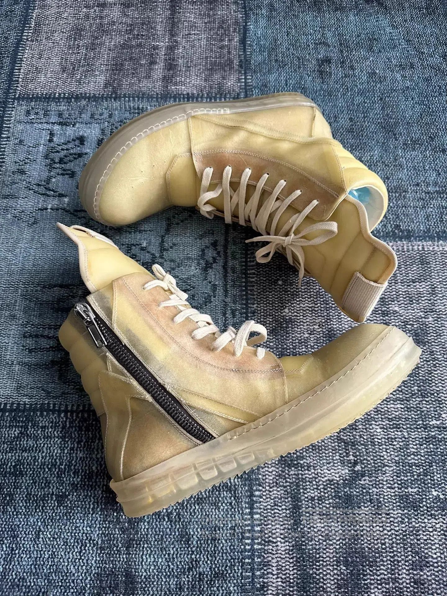 Multi Color High-Top Sneakers Size 8.