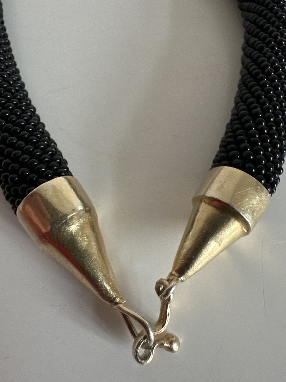 Vintage Black and gold necklace Size ONE SIZE - 3 Thumbnail