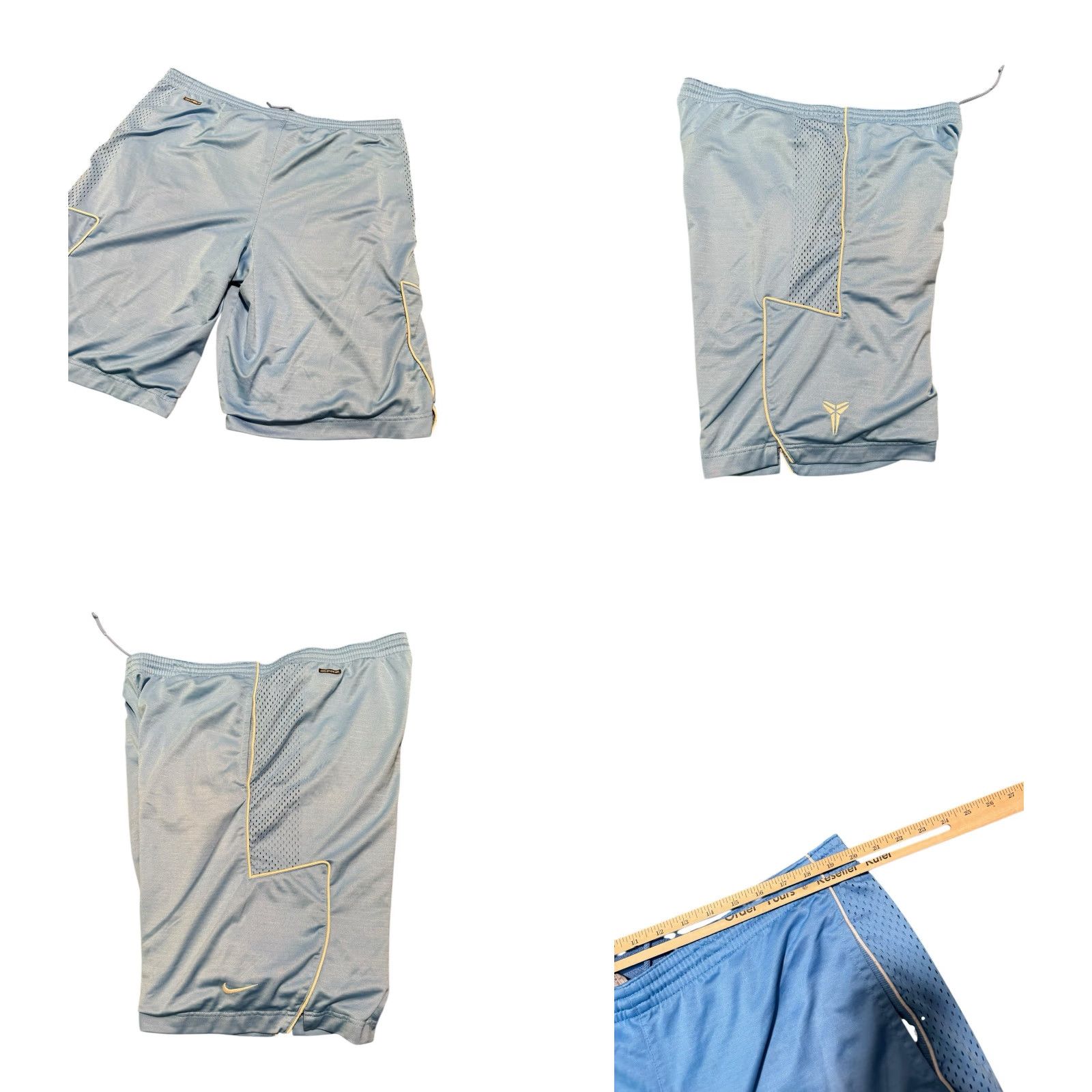 Nike VINTAGE Nike Kobe Bryant Sphere Dry Basketball Shorts University Blue L Men Athletic Shorts Size US 33 - 9 Thumbnail