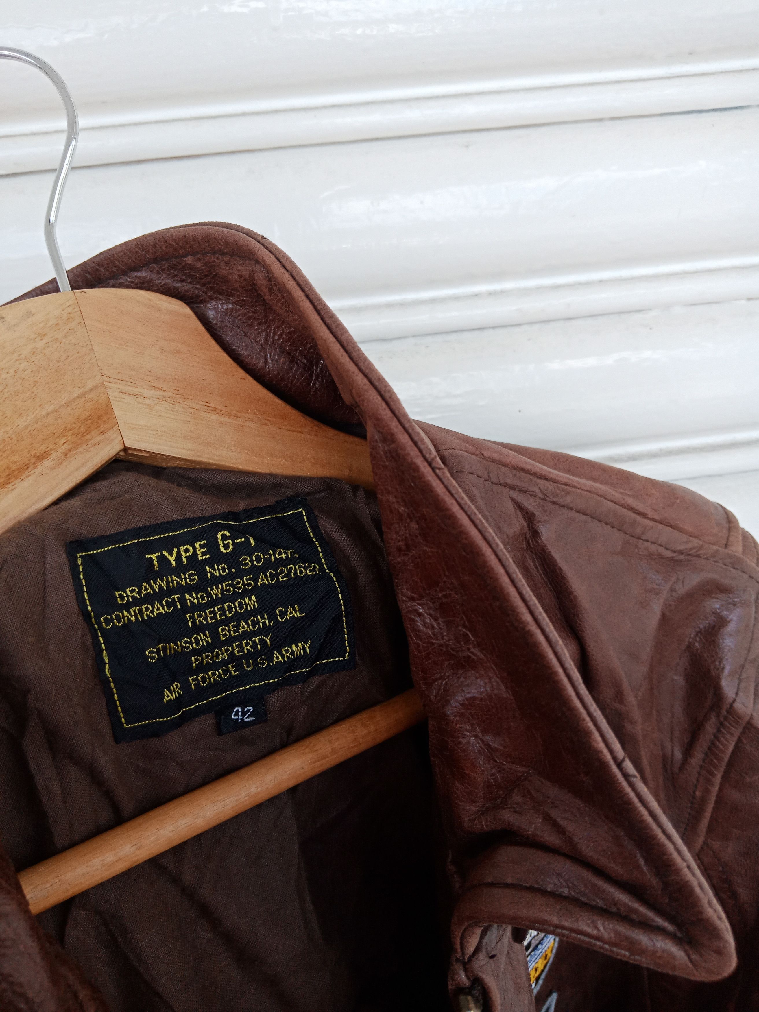 Leather G1 USN Midway Pearl Harbor Leather Jacket Size US M / EU 48-50 / 2 - 10 Thumbnail