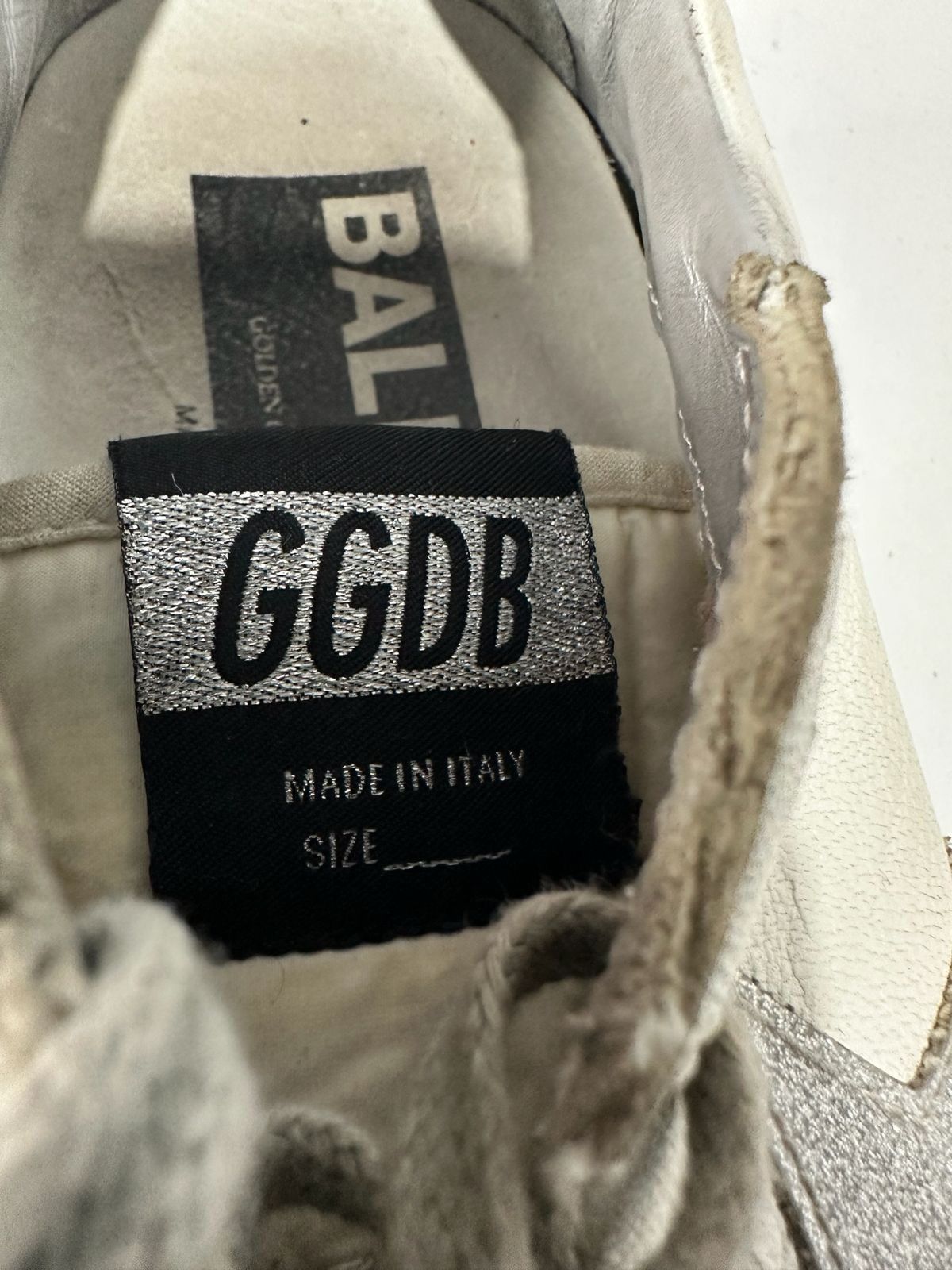 Golden Goose Golden Goose Ballstar glittered leather sneakers EU39 Size US 9 / IT 39 - 4 Thumbnail