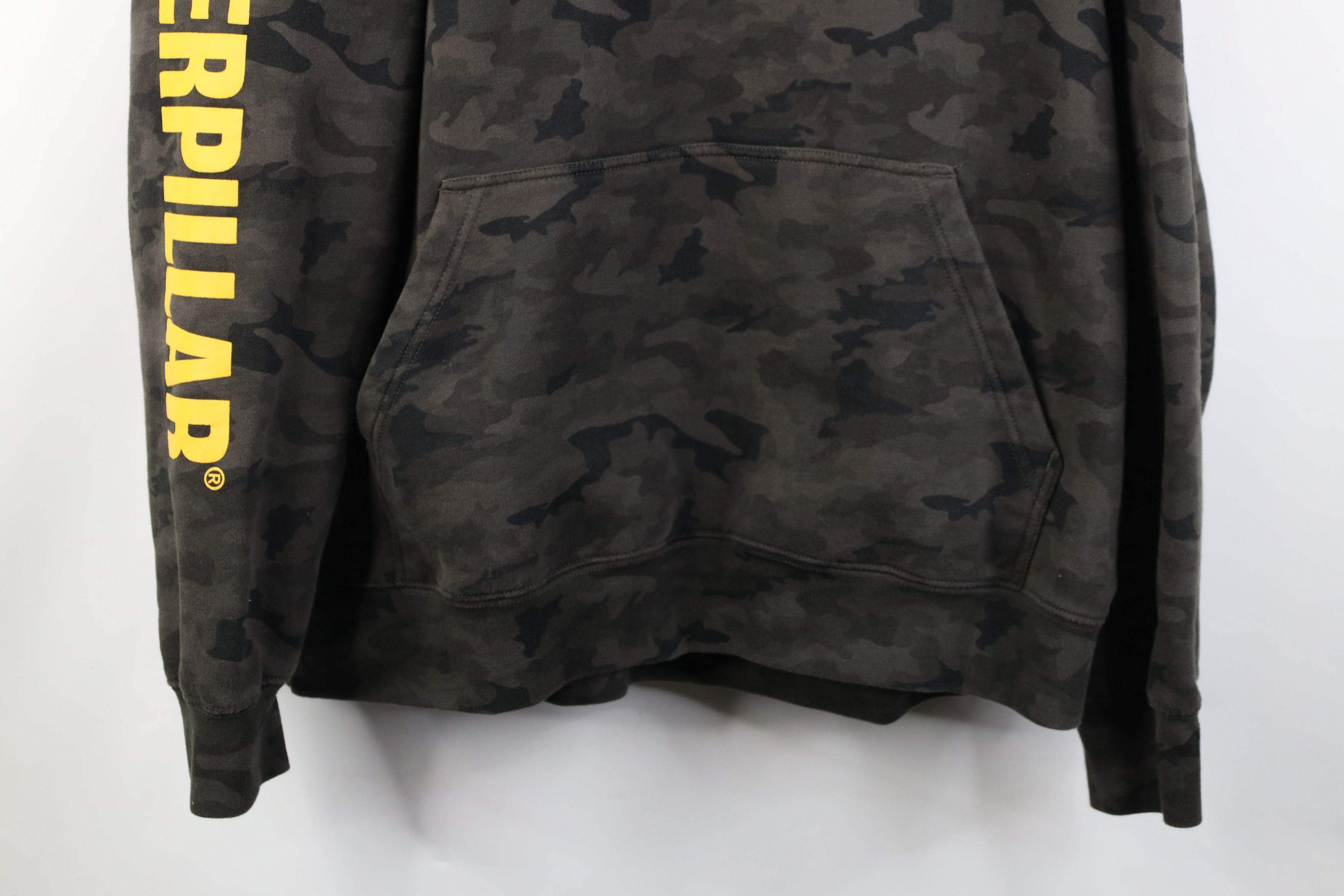Caterpillar Vintage Y2K Caterpillar CAT Camouflage Hoodie Sweatshirt Size US XXL / EU 58 / 5 - 3 Thumbnail