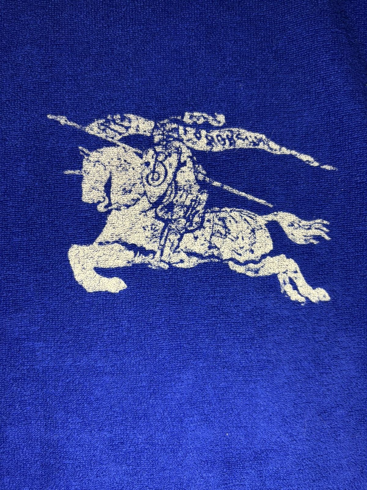 Burberry Size Medium - Burberry EKD-motif towelling T-shirt Size US M / EU 48-50 / 2 - 3 Thumbnail