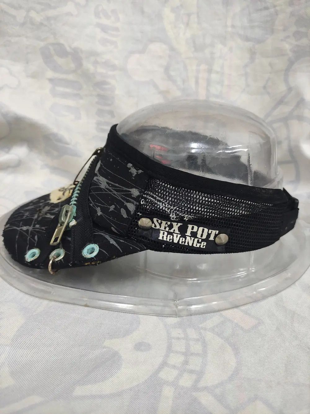 Sex Pot ReVeNGe SEX POT REVENGE VISOR CAP PUNK STYLE Size ONE SIZE - 4 Thumbnail