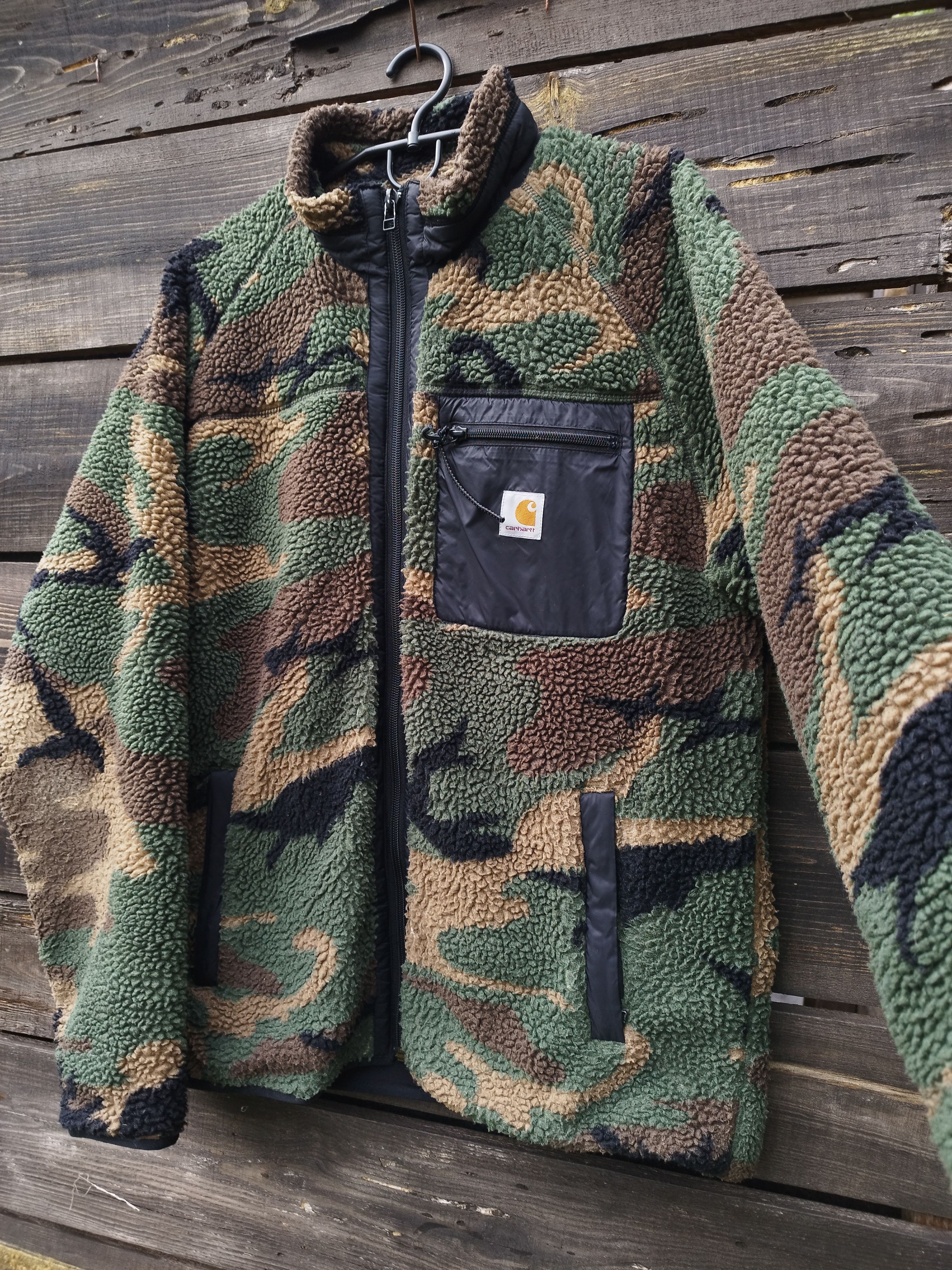 Carhartt Wip Carhartt WIP Prentis Liner Camo Fleece Jacket Camouflage Size US L / EU 52-54 / 3 - 3 Thumbnail