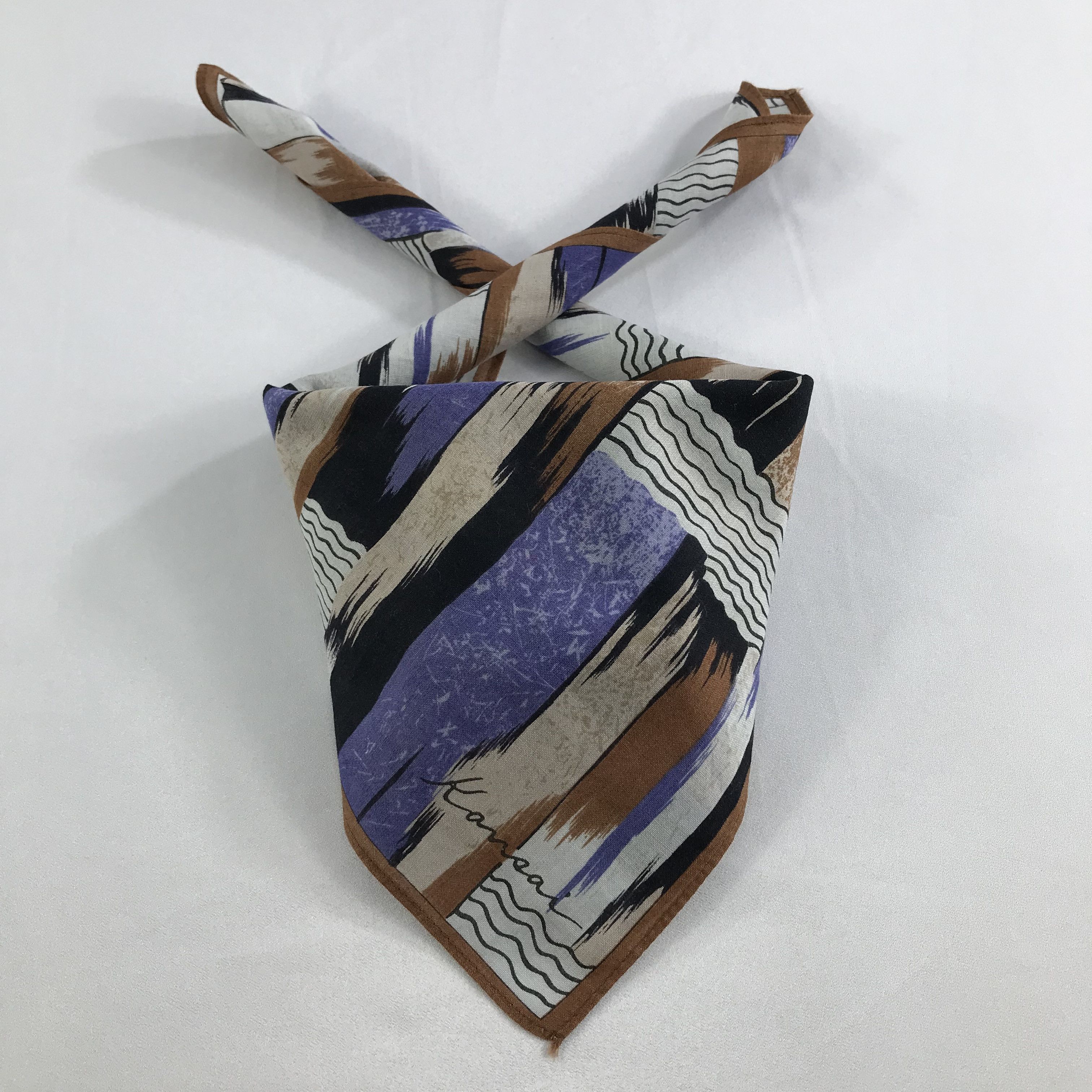 Kansai Yamamoto × Vintage Kansai Bandana / Handkerchief / Neckerchief - S2596 Size ONE SIZE - 3 Thumbnail