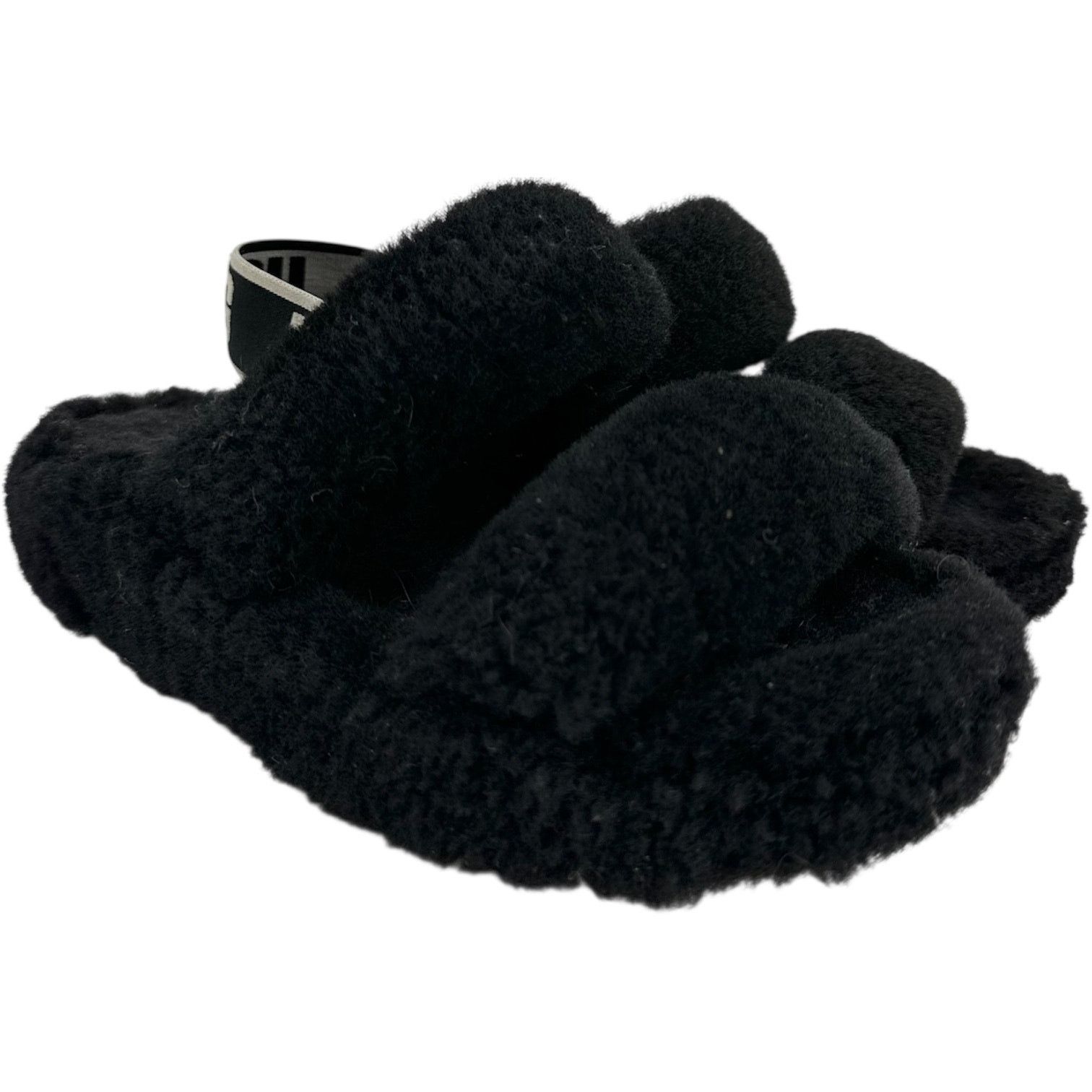 Ugg Oh Yeah Slides Slippers Sandal Sheepskin Shearling Black main image 3