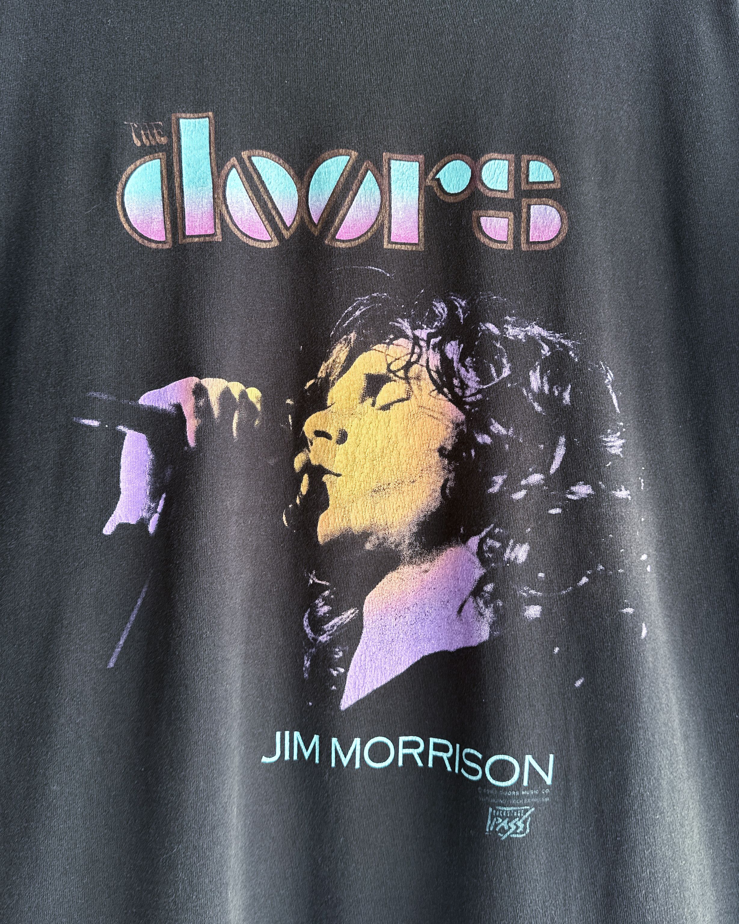 Vintage Vintage 90s The Doors Jim Morrison Dance On Fire T Shirt XL Size US XL / EU 56 / 4 - 2 Thumbnail