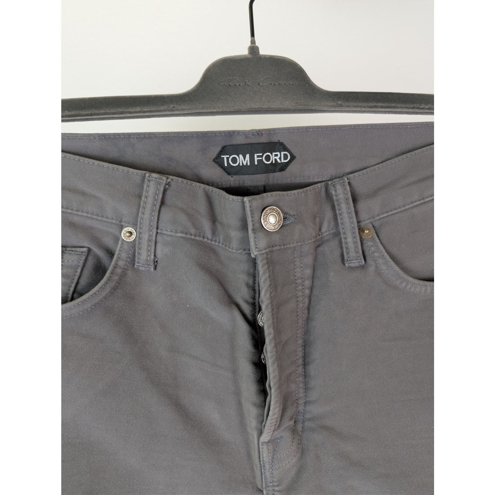 Tom Ford o1rshd1 Slim Fit Denim Jeans in Grey Size US 34 / EU 50 - 7 Thumbnail