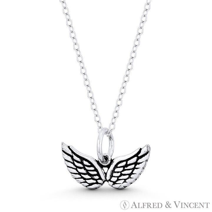 Other Angel's Wings w/ Feathers Charm 12x18mm Pendant Size ONE SIZE - 1 Preview