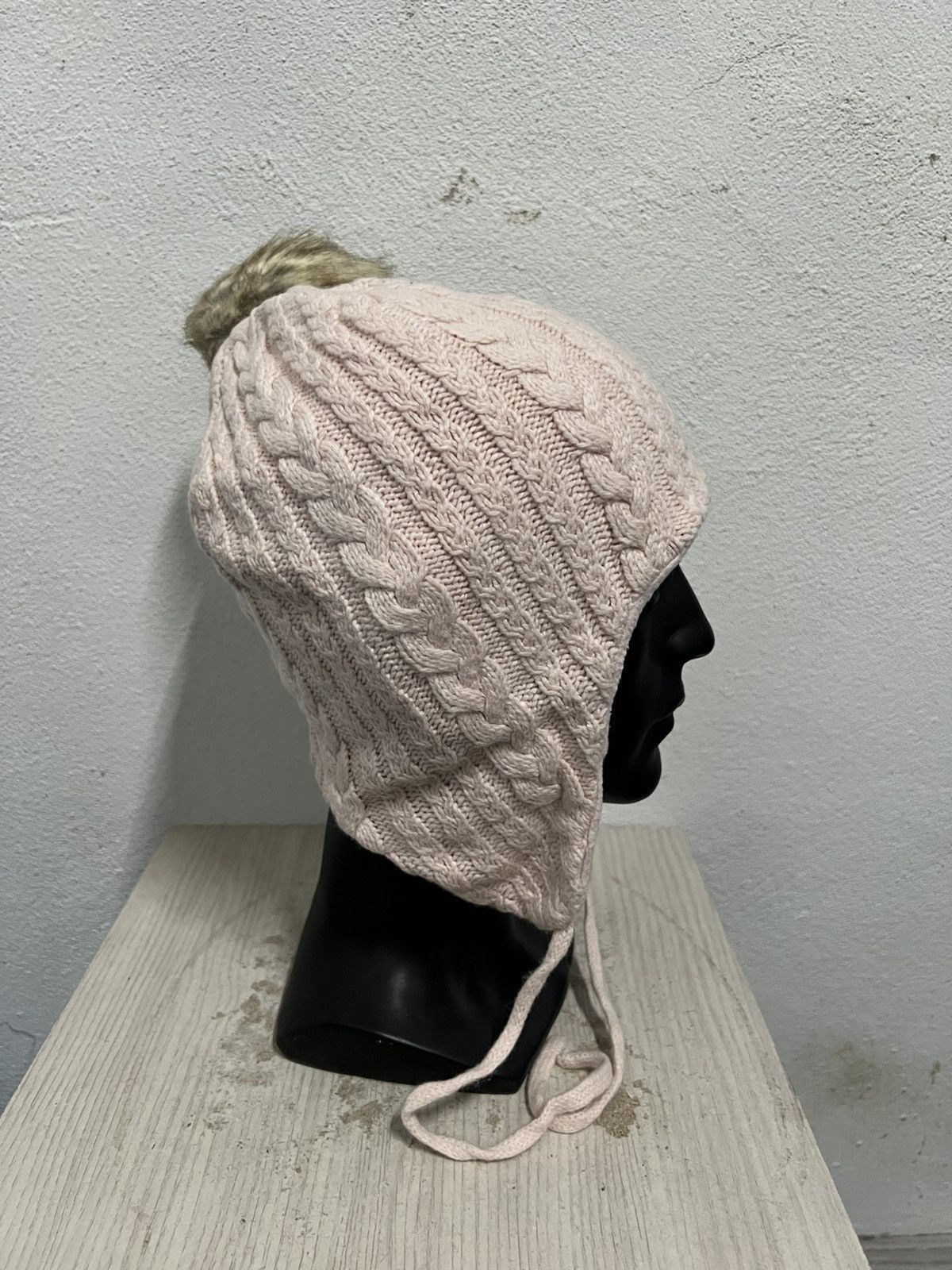Vintage Vintage H&M Knit Earflap Beanie Hat Size ONE SIZE - 4 Thumbnail