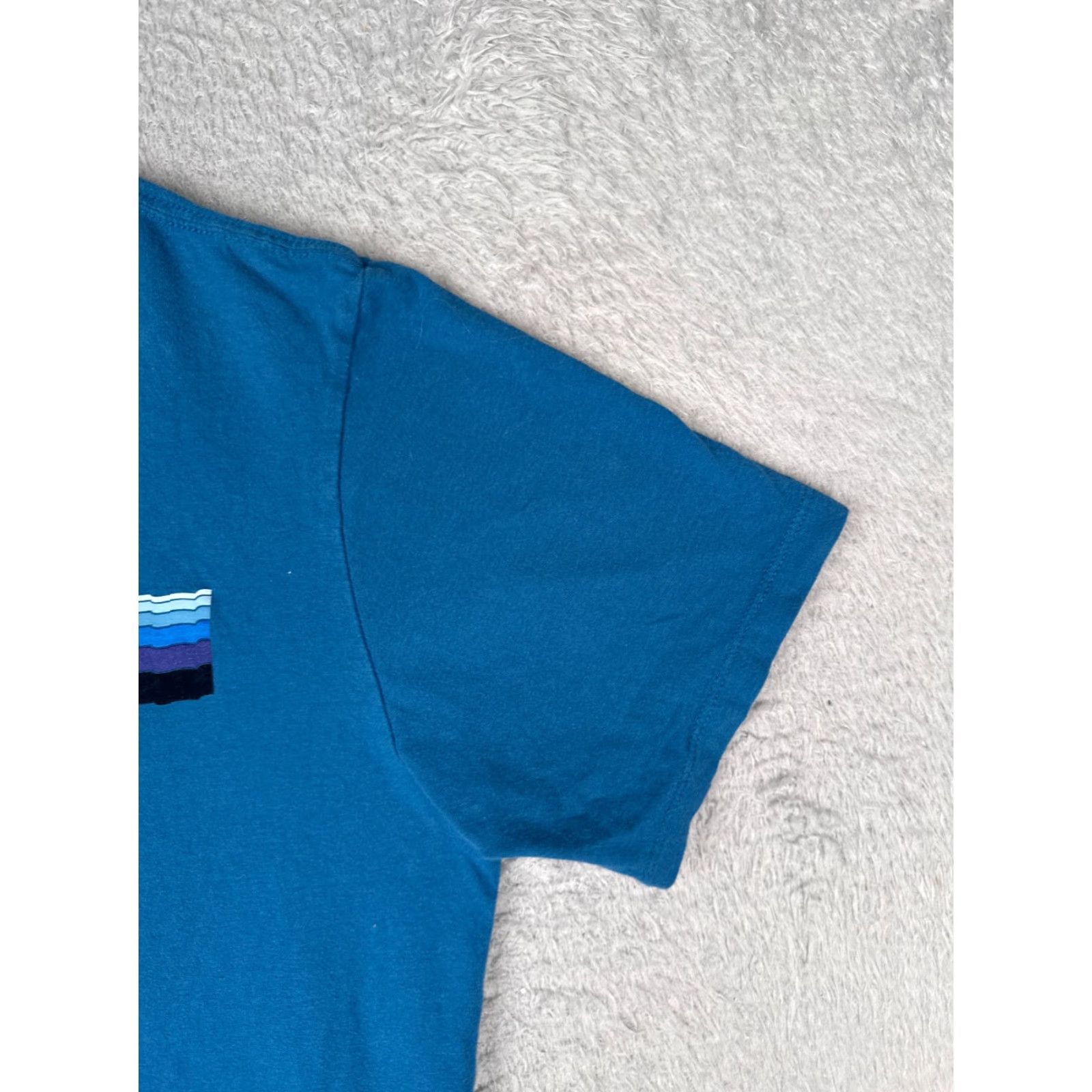 The North Face The North Face Shirt Men L Blue Short Sleeve Crew Neck 100% Cotton Size US L / EU 52-54 / 3 - 2 Thumbnail