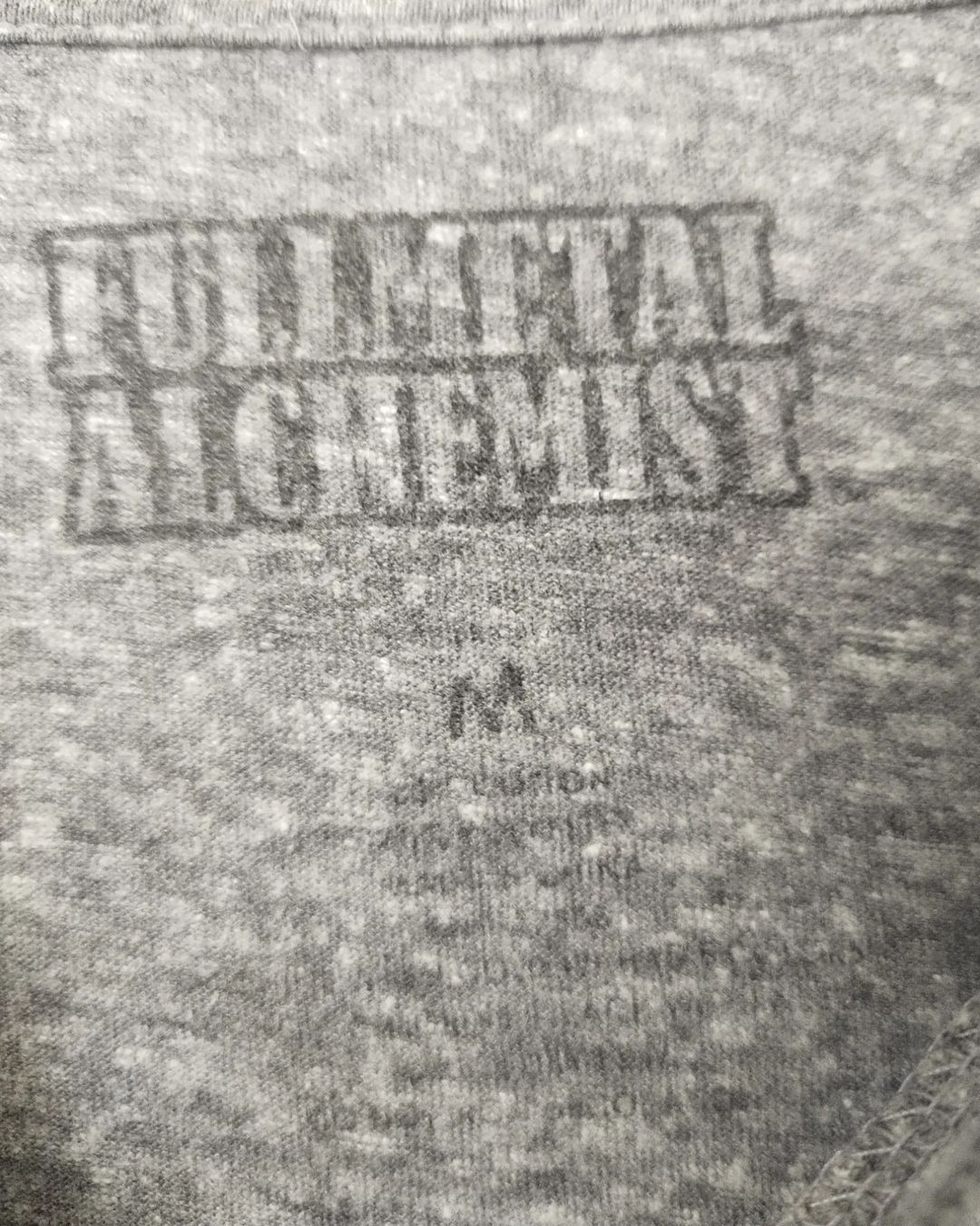 Anime × Japanese Brand Fullmetal Alchemist Big Print Graphic Anime Tees Size US L / EU 52-54 / 3 - 4 Thumbnail