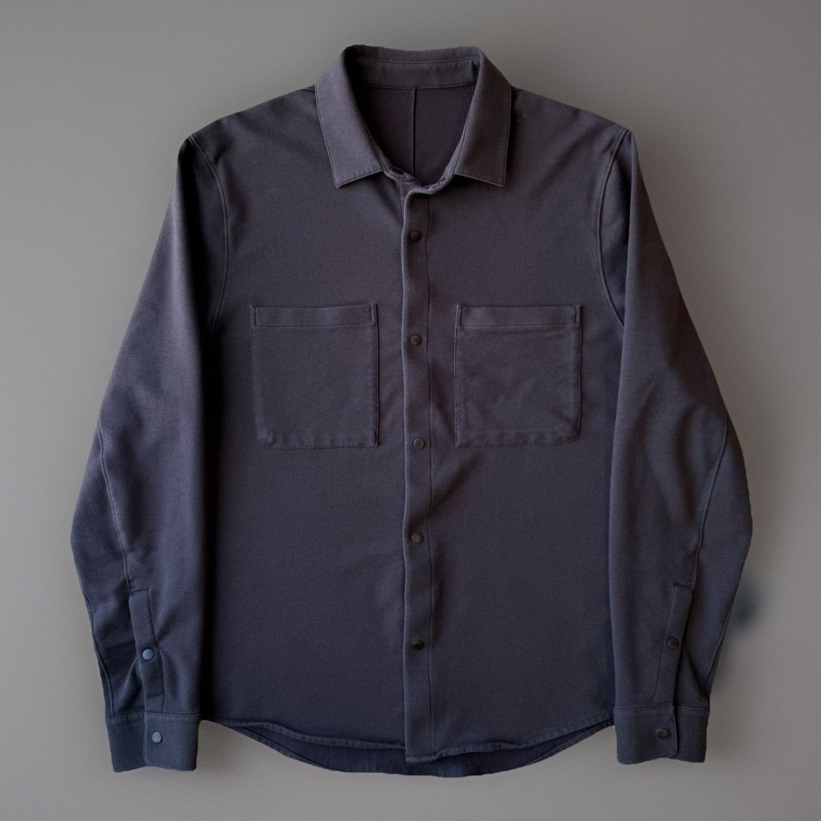 Lululemon Lululemon Stretch French Terry Snap Button Overshirt Medium Size US M / EU 48-50 / 2 - 1 Thumbnail
